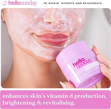 Hello Sunday After-Sun The Recovery One | Face Mask with Pro-Vitamin D + Cica