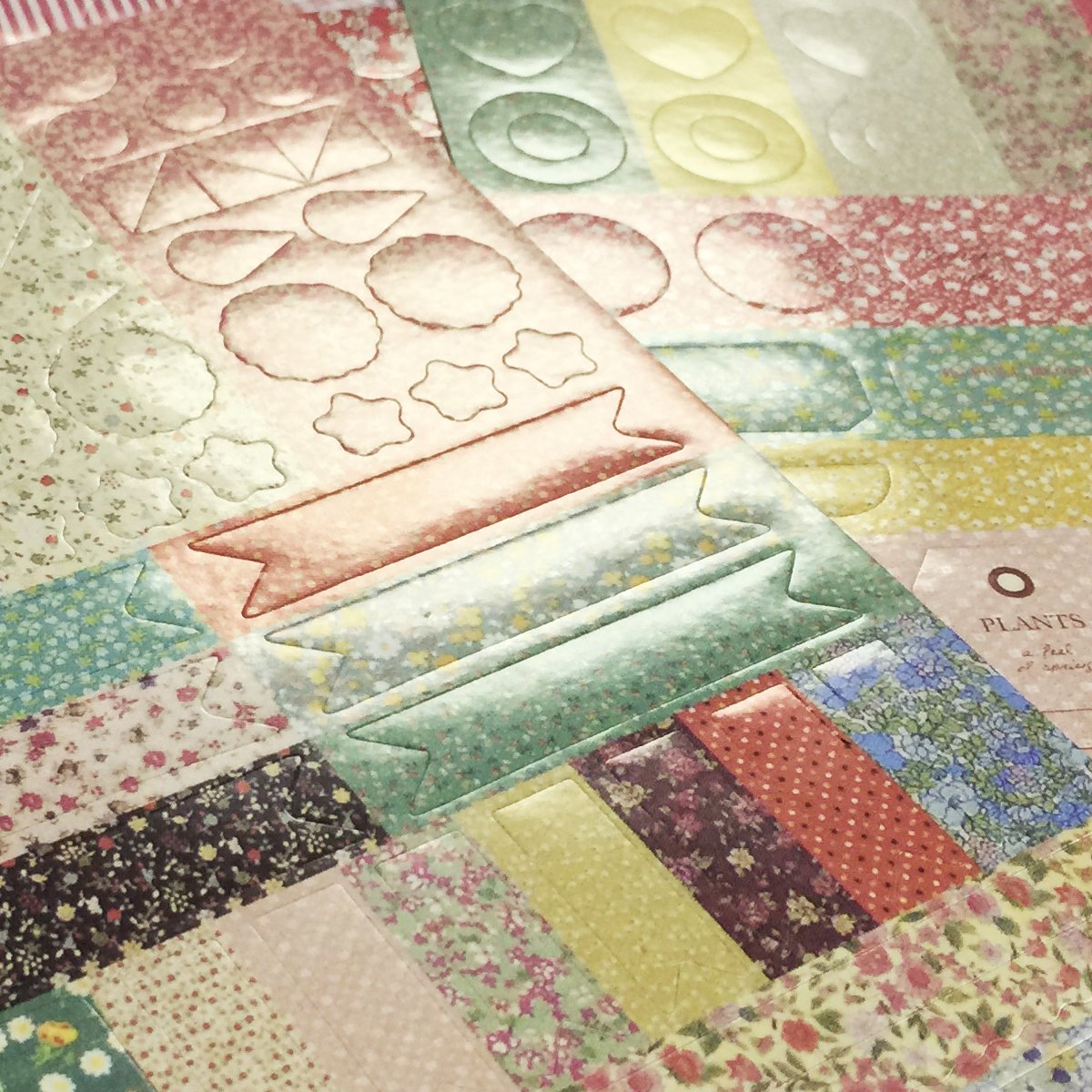 Wrapables Decorativo Adhesivo Set de papelería en Varias Formas
