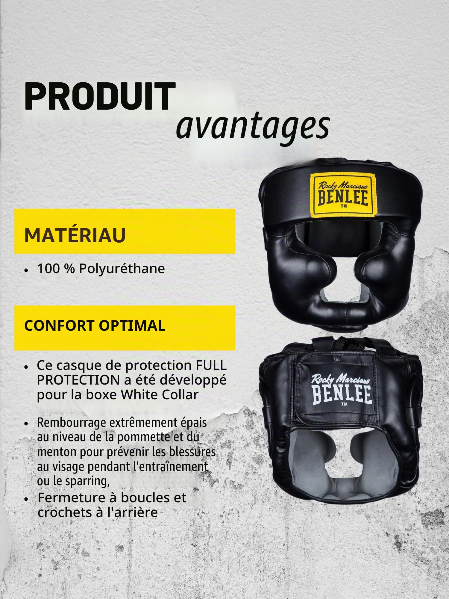Ben Lee Rocky Marciano kopfschützer Full Protection