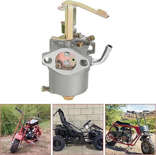 Miniatura 3 de GREHUA Kit de carburador mejorado para CT100U Trail CC100X Predator 79cc 98cc 3.0Hp Coleman RB100 CK100-S SK100 Massimo MB100 Mini Bike Realtree