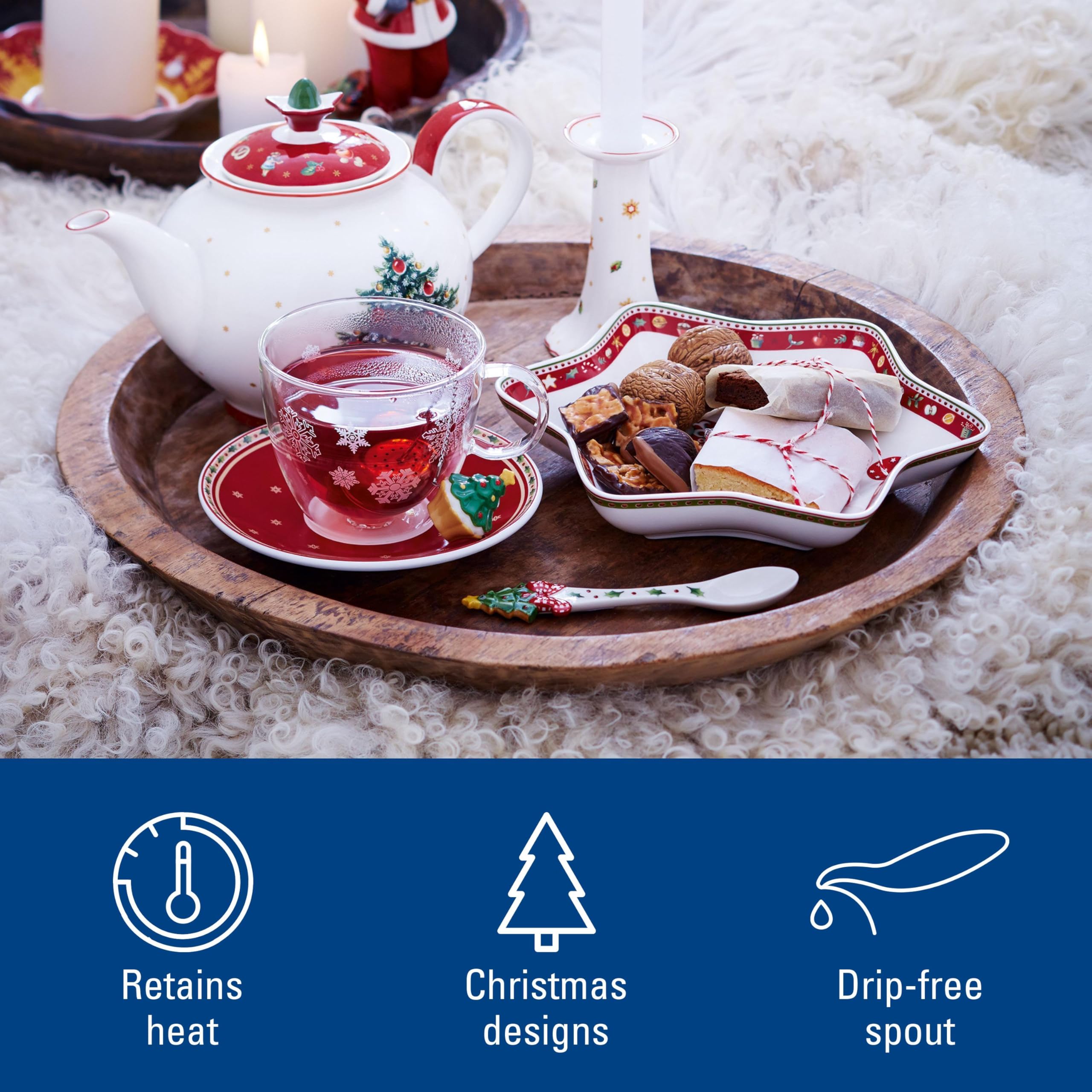 Villeroy & Boch Toy'S Delight Dzbanek 1.5 l Biały Czerwony