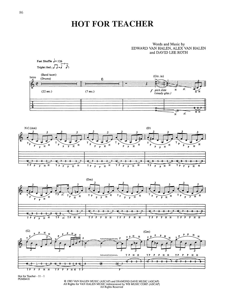 バンドスコア THE BEST OF BOTH WORLDS VAN HALEN Play Official version of Best of both worlds Sheet Music by