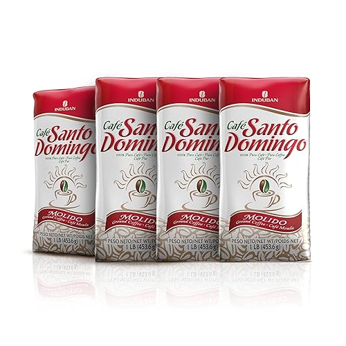 Café Santo Domingo bolsa de 16 onzas café molido producto de la República Dominicana paquete de 4