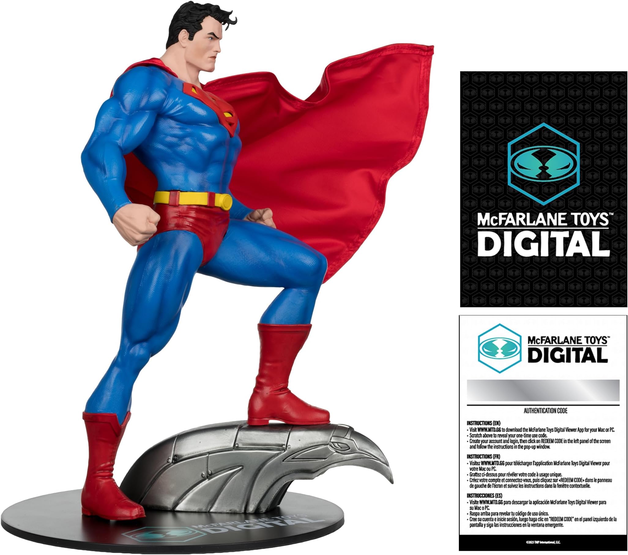 DC Direct - Superman 1:6 Statue by Jim Lee with McFarlane Digital Collectible