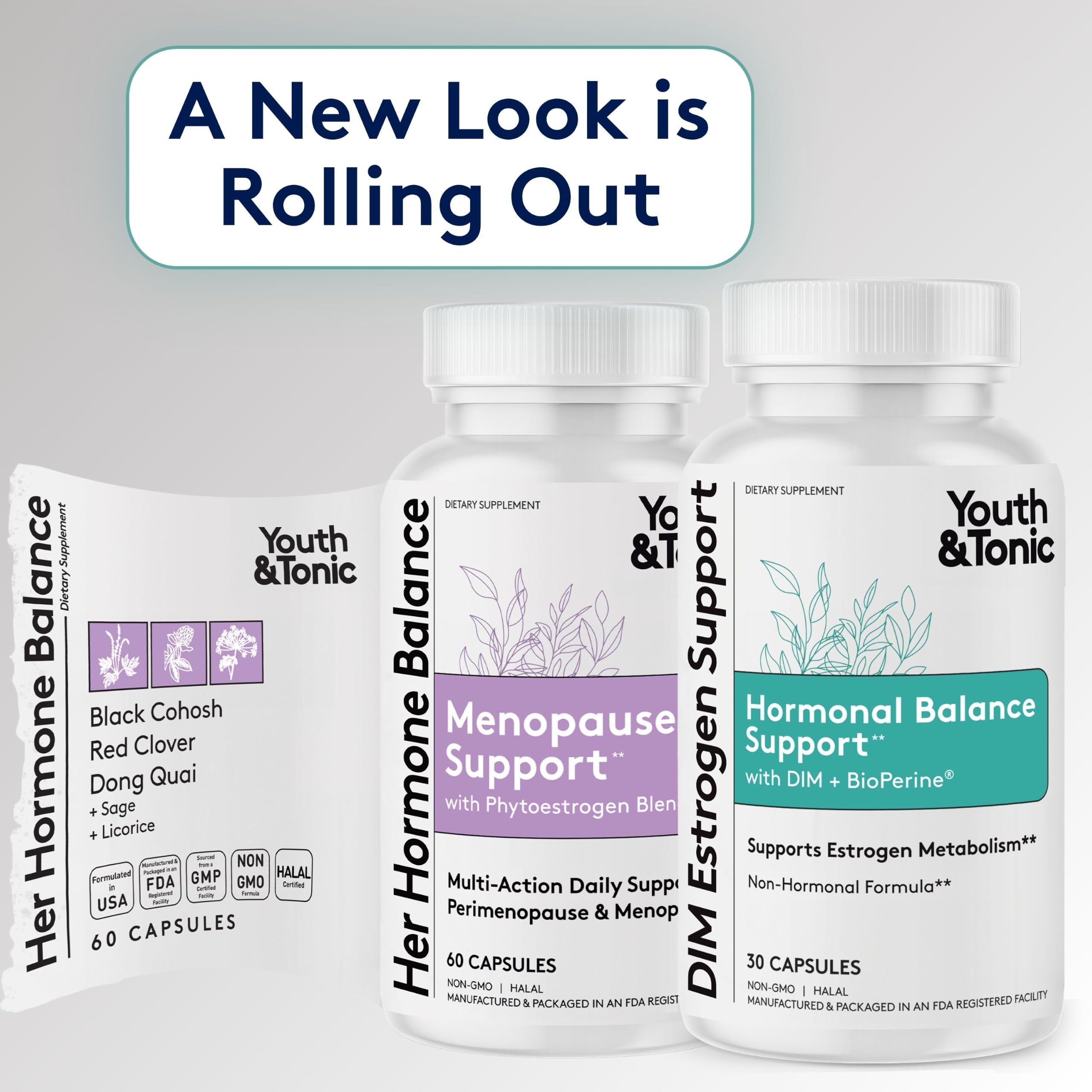 Youth & Tonic Perimenopause Hormone Balance Supplement for Women — Amazon image 2