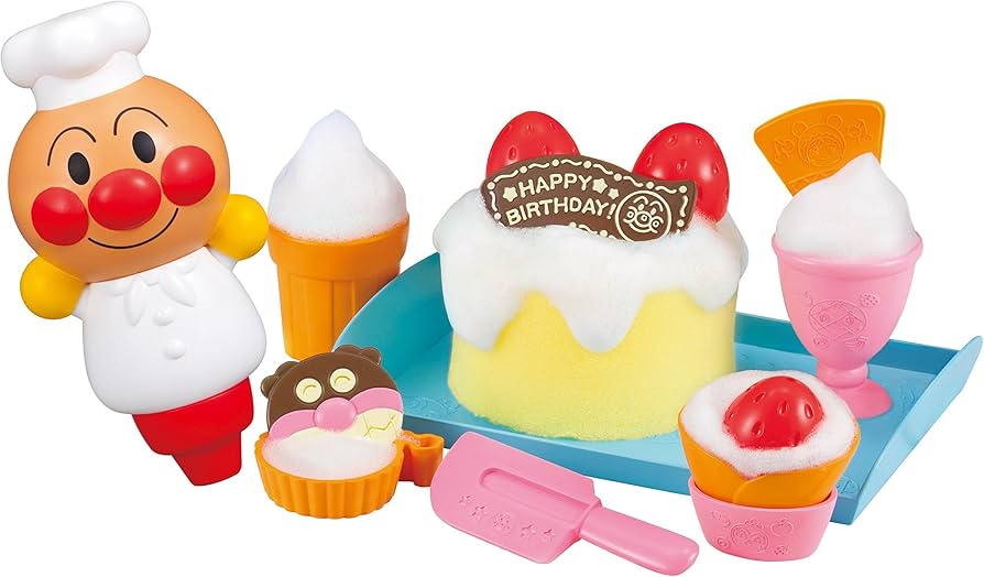 Amazon.co.jp: アンパンマン あわあわ もこもこ おふろでケーキやさん