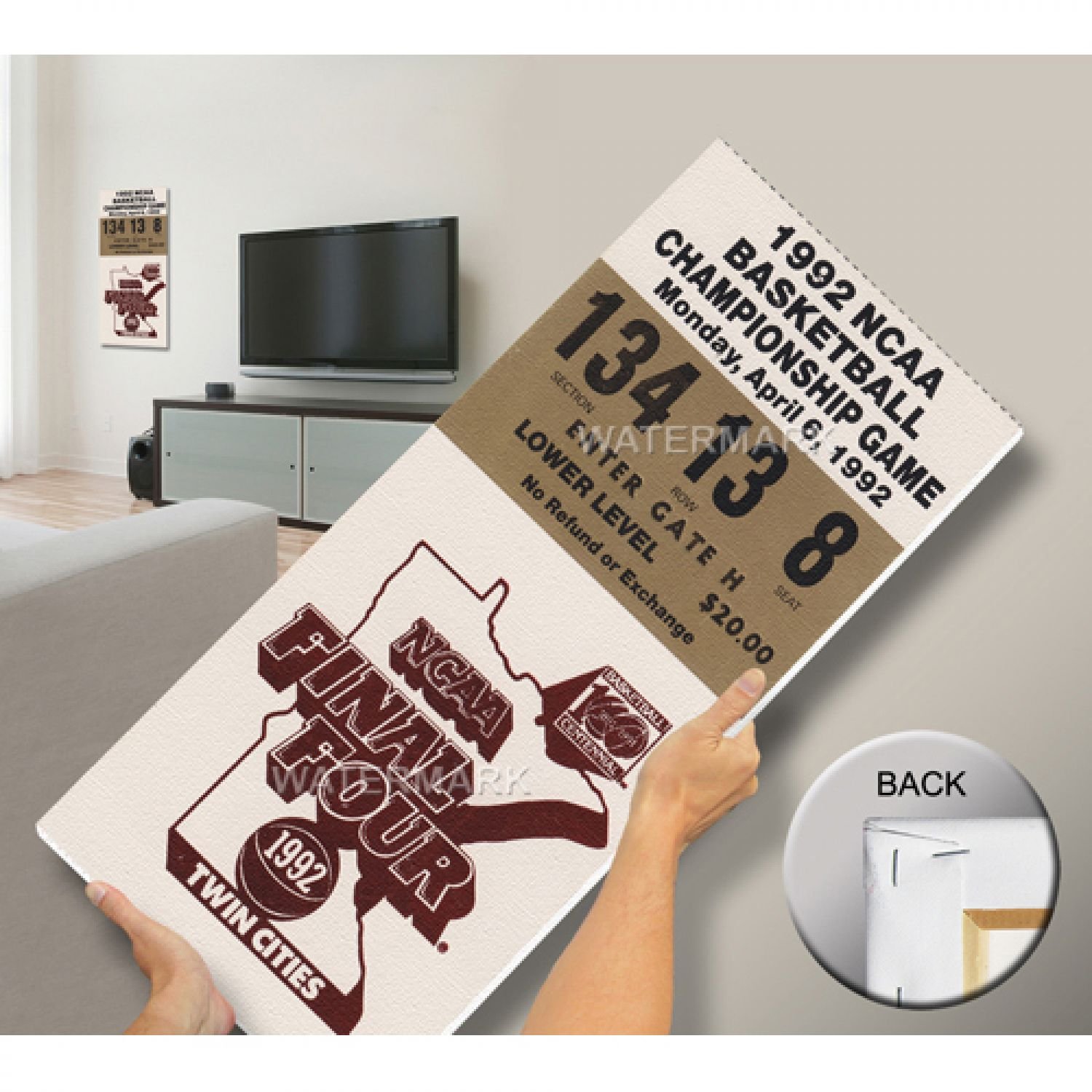 That's My TicketNCAA Duke Blue Devils 1992 Final Four Mega Ticket