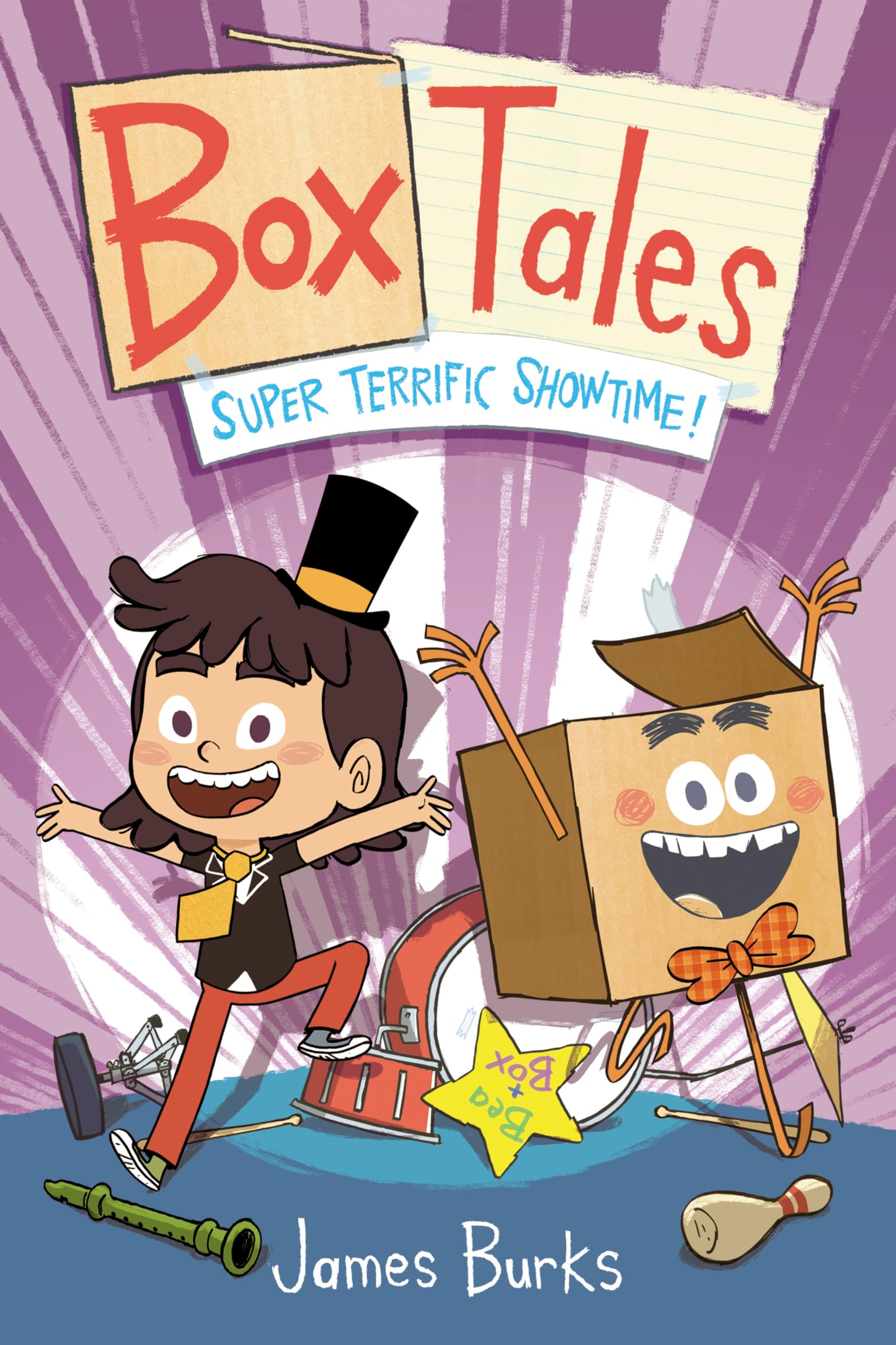 Box Tales Super Terrific Showtime by James Burks HARDBACK 9781250341952