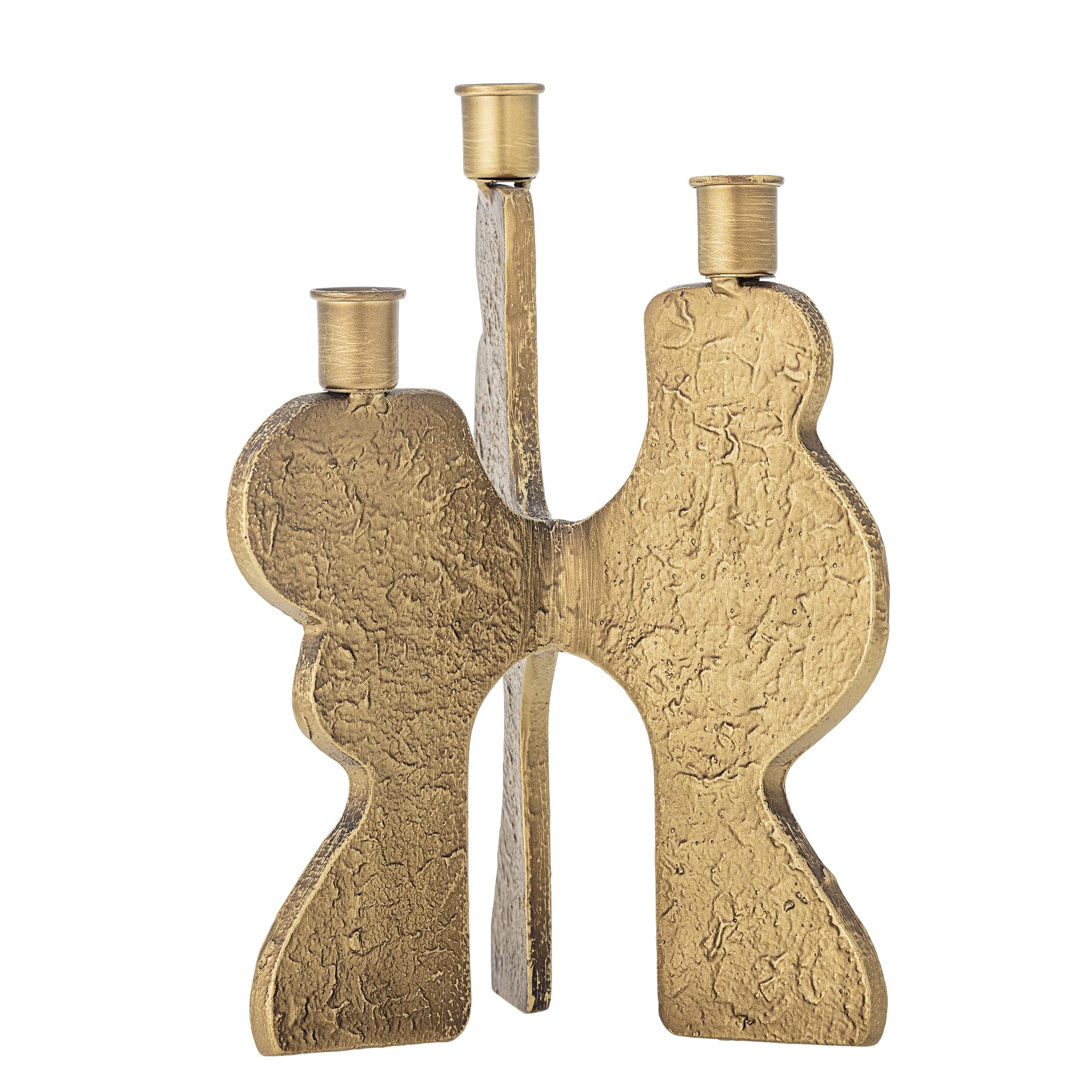 Bloomingville Lux Kerzenhalter, Gold, Metall, L21,5xH27,5xB16 cm