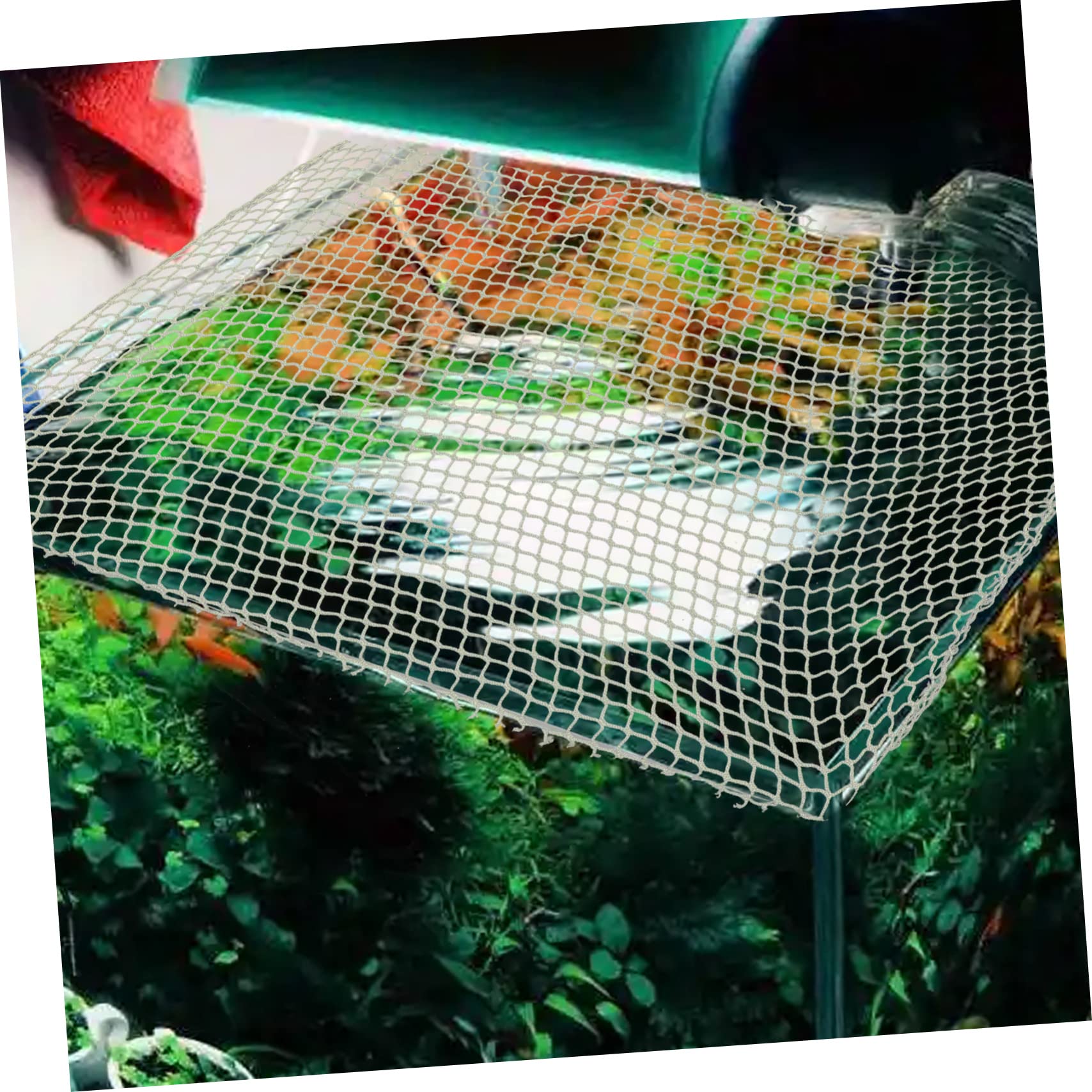 Filet Anti-Saut pour Aquarium Maille à Monter -même Protection Tortues Poissons