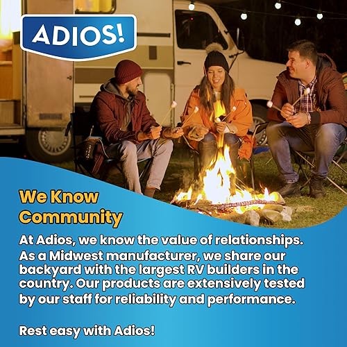 Miniatura 6 de Adios! Tratamiento y limpiador de tanque de agua gris RV, desodorante enzimático para desagües de fregadero para tanques grises de caravana