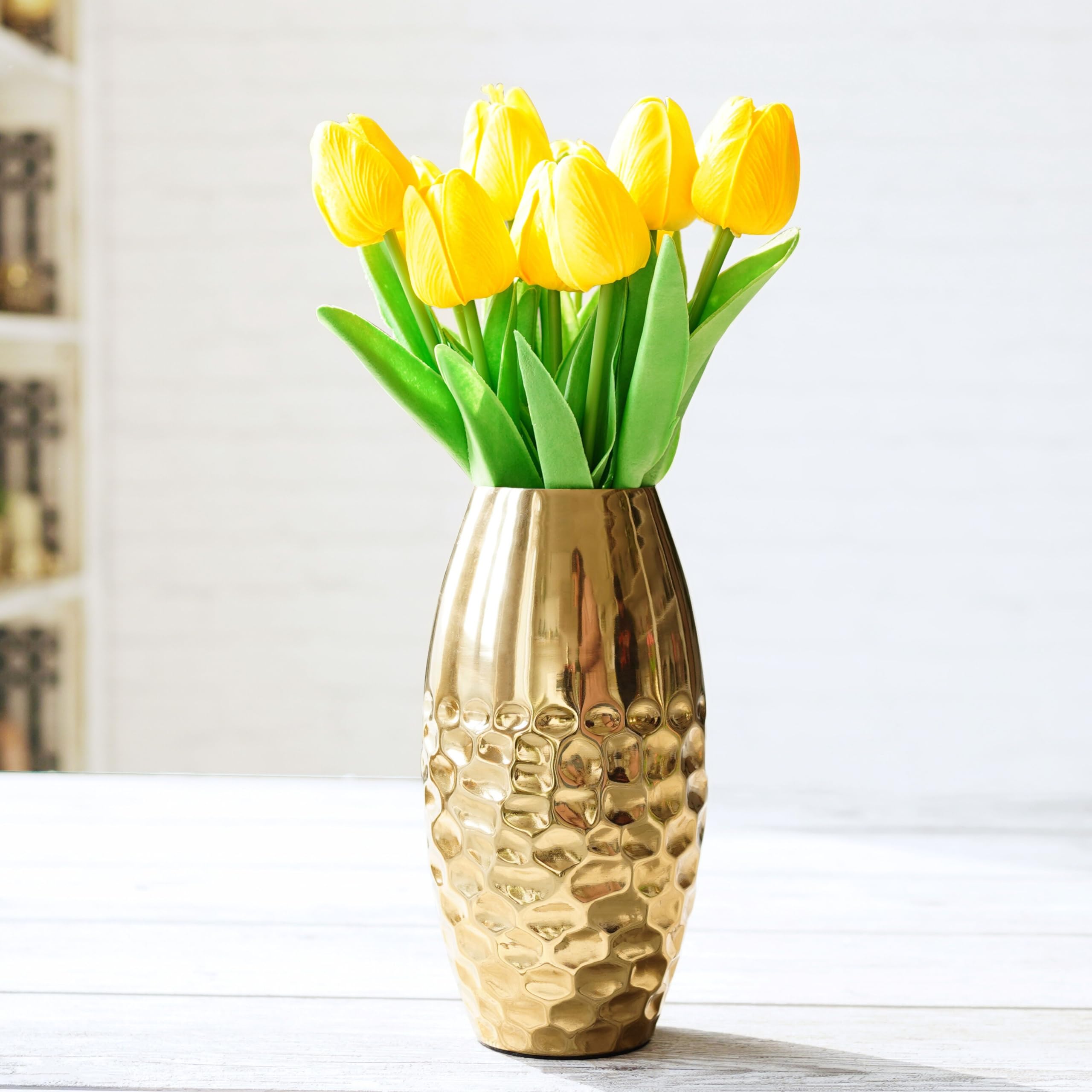 See full amazon price history chart for Behoma Metal Hammered Vase for Home Decor Decoratives for Indoor Outdoor Living Room Balcony | Best Gift for Birthday Anniversary |Golden Half Hammered Oblong Shape 1 Large Pcs (Flower not Included) Behoma Metal Hammered Vase for Home Decor Decoratives for Indoor Outdoor Living Room Balcony | Best Gift for Birthday Anniversary |Golden Half Hammered Oblong Shape 1 Large Pcs (Flower not Included) (B0C6Y6VZMB) Amazon Price History, Amazon Price Tracker