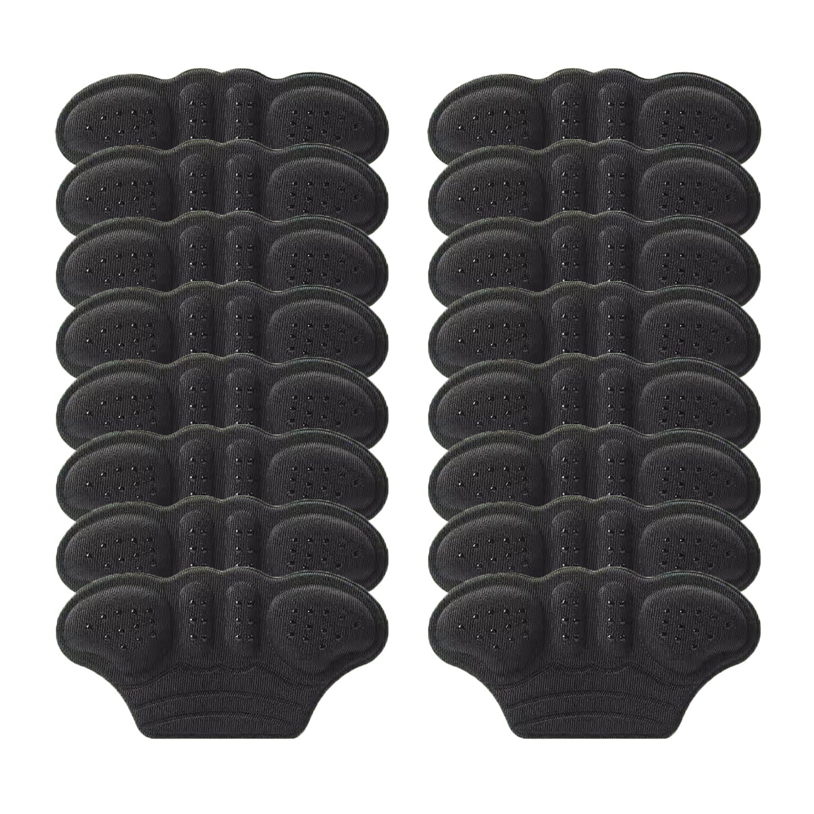 Fersenpolster Schuhe Fersenkissenpolster, Fersengriffeinsätze für lose Schuhe, verhindern Beschwerden und Verrutschen des Schuhs, verbessern die Passform des Schuhs (Color : Black, Size : 16pcs-thic