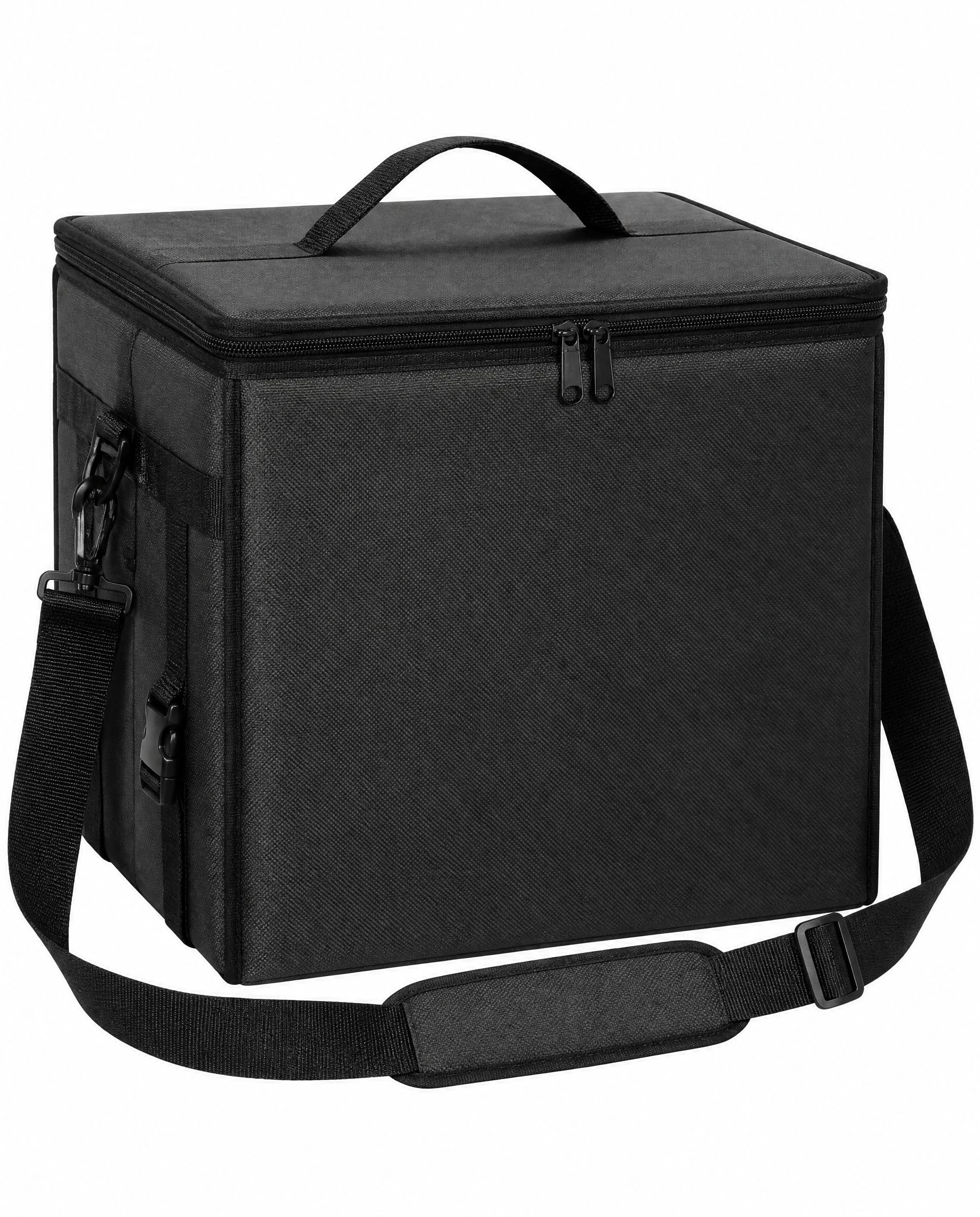 Isolierte Lebensmittel-Liefertasche, Große Kapazität, Wasserdicht, Isolierte Einkaufstasche für Heiße, Kalte Mahlzeiten, Oxford-Stoff (45L)