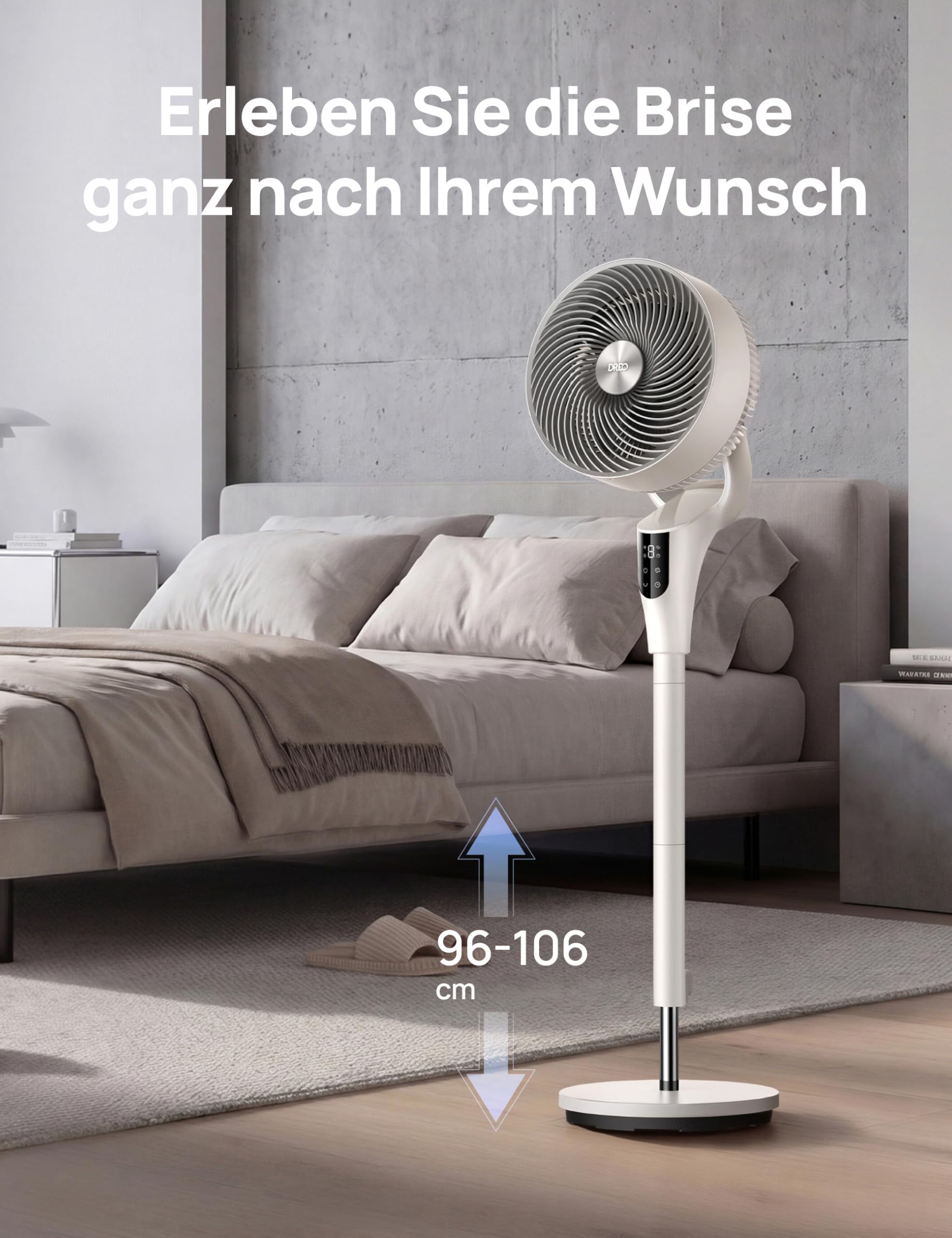 Dreo Leiser Standventilator für Schlafzimmer [Verbessert] – Bild 8