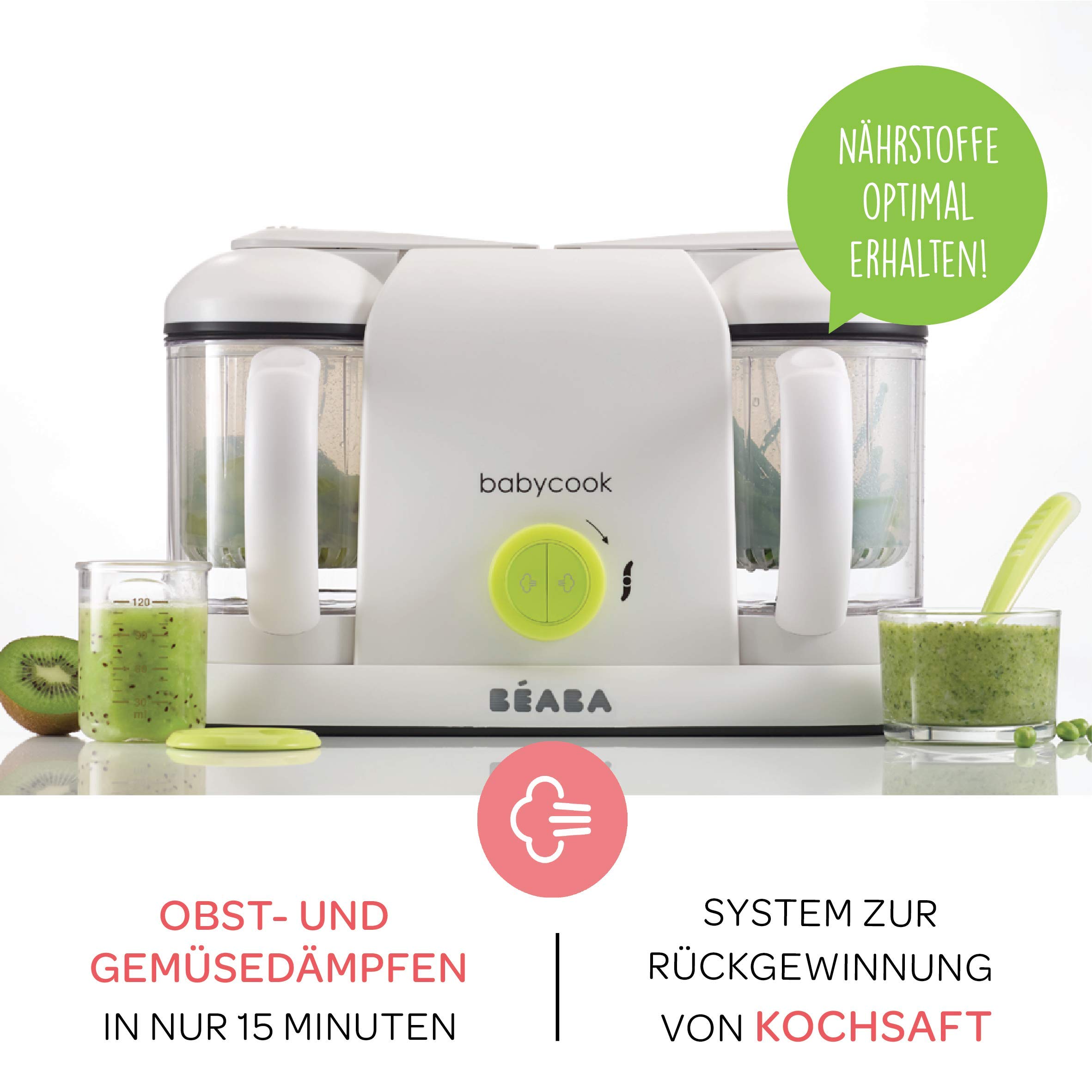 Béaba - Babycook Duo - Babymixer - Neon