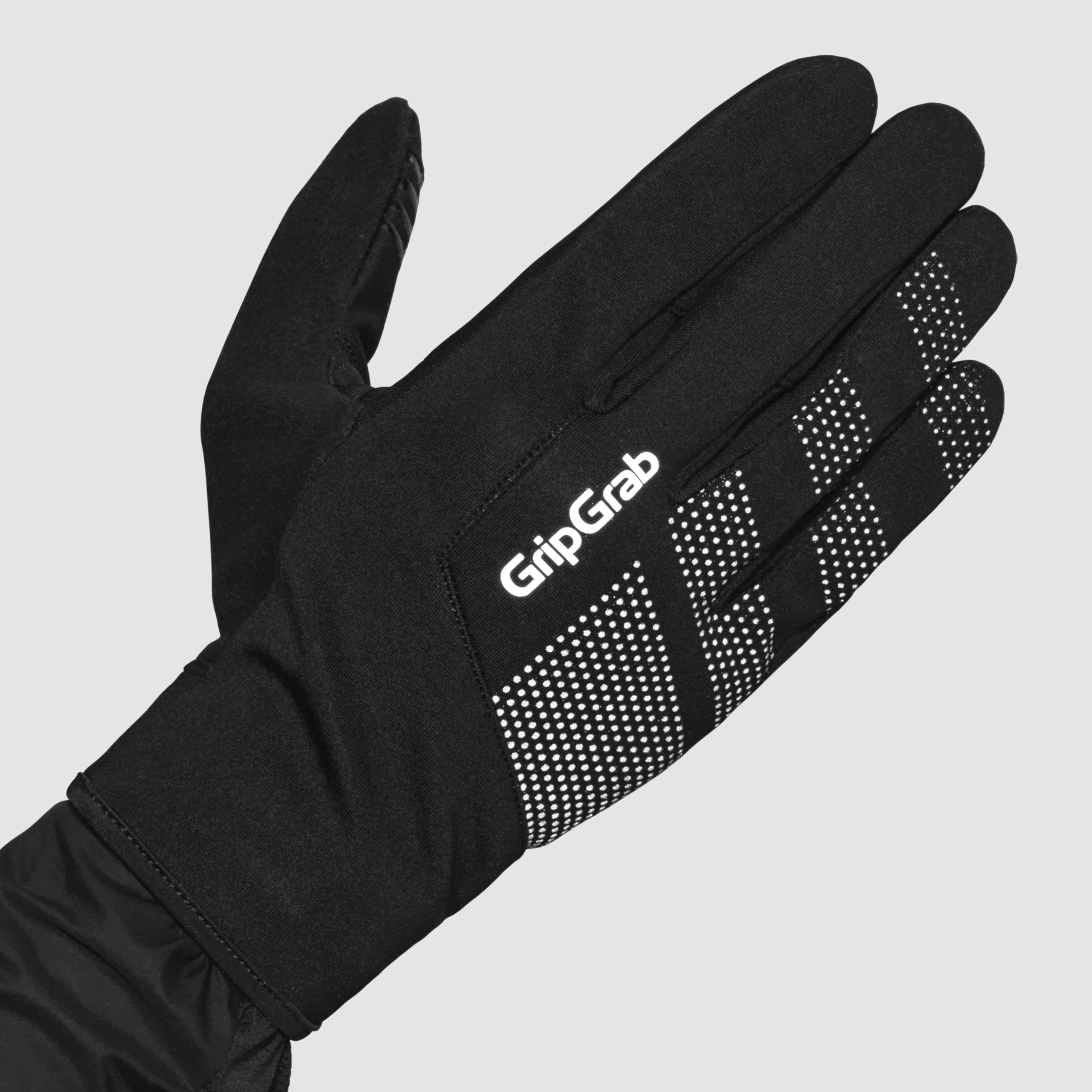GripGrab Ride Winddichte Fahrradhandschuhe Herbst und Frühling Gepolstert | Gepolsterte Übergangshandschuhe mit DoctorGel Polsterung für MTB, Rennrad & Gravelbike, Frottee-Daumen & Reflex-Details