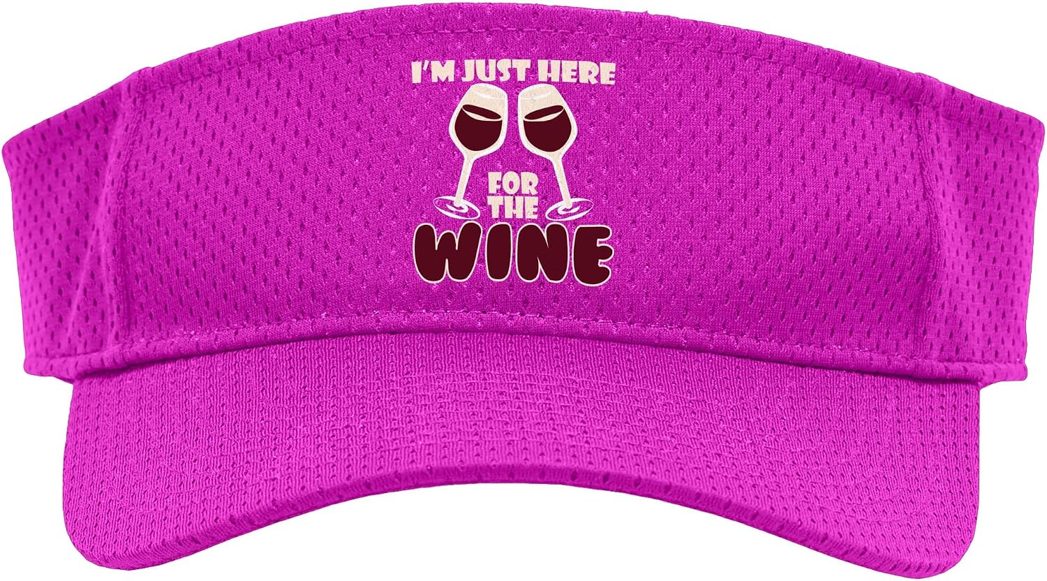 I´M Just Here for The Wine I Funny Wine Alcohol White Wine Sport Sun Visor