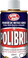 Polidor de Metais Finos 200ml, Polibril