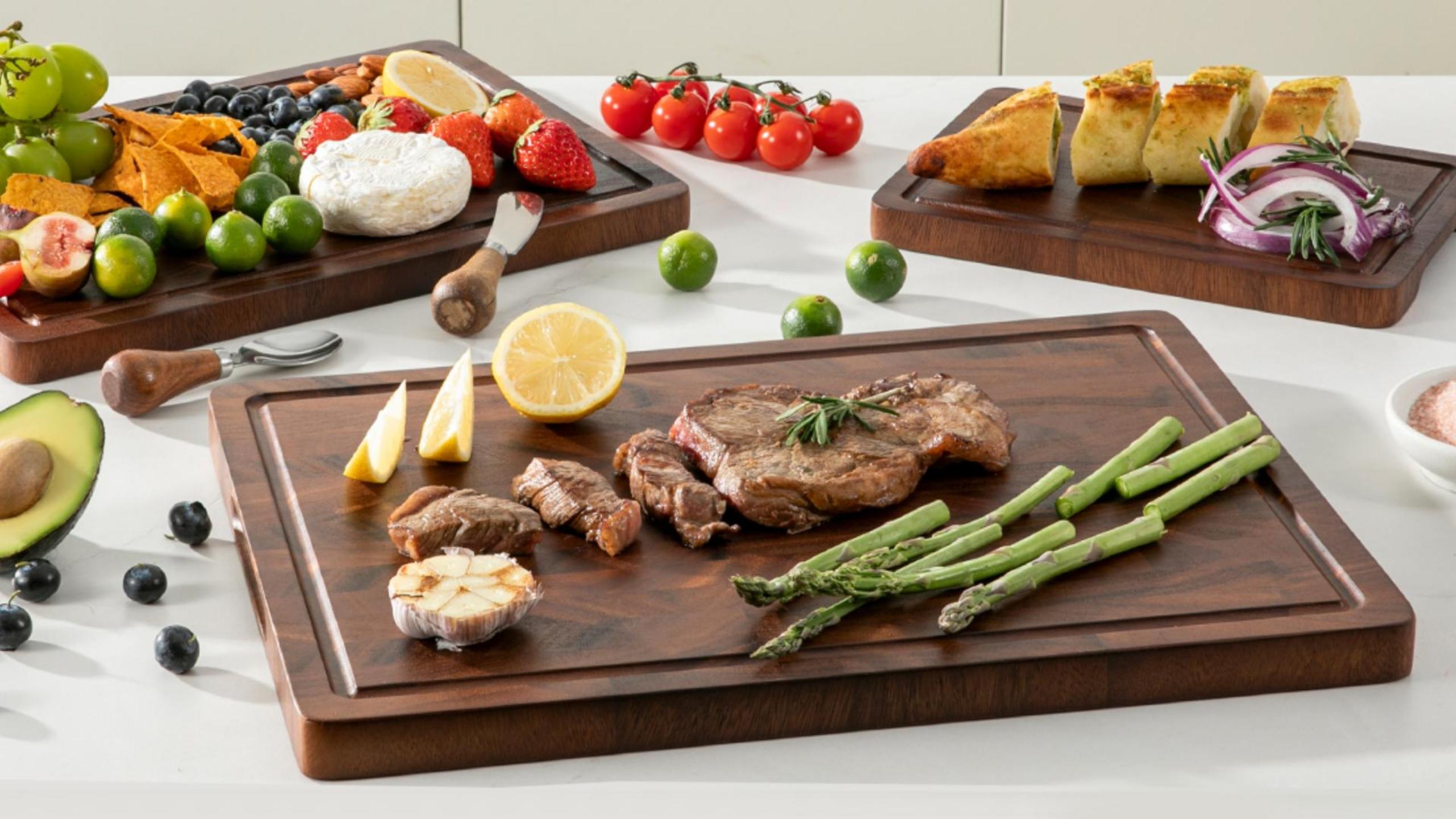 Amazon.com: THETCHRY Walnut Wood Cutting Board Set, End Grain