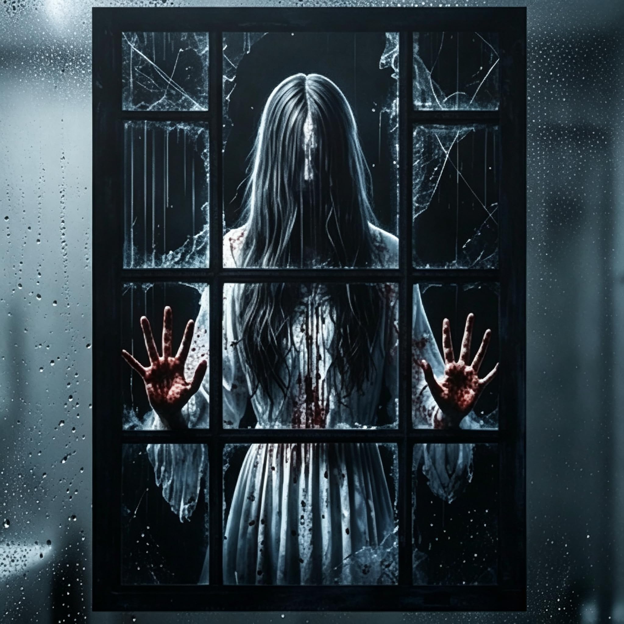 Halloween Window Stickers, Halloween Decorations, Spooky Window Clings