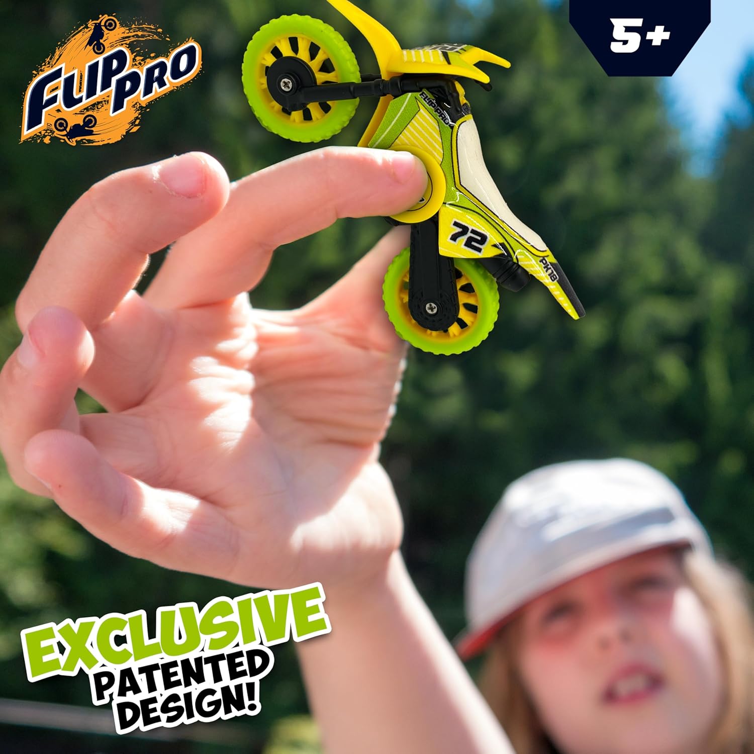 Flip Pro Spinner Finger Bikes – Set of Four, Real Metal, Rubber Tires, Moveable Parts, Collectible Mini Motorcycles for Stunts and Tricks – Assorted Color