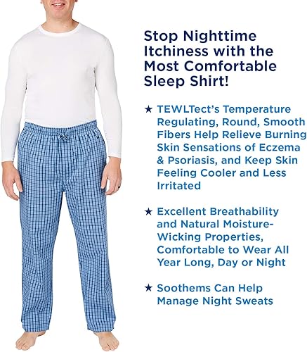 Miniatura 5 de Camiseta de tratamiento para aliviar el eccema y la psoriasis para pieles sensibles moderadas a severas para hombres