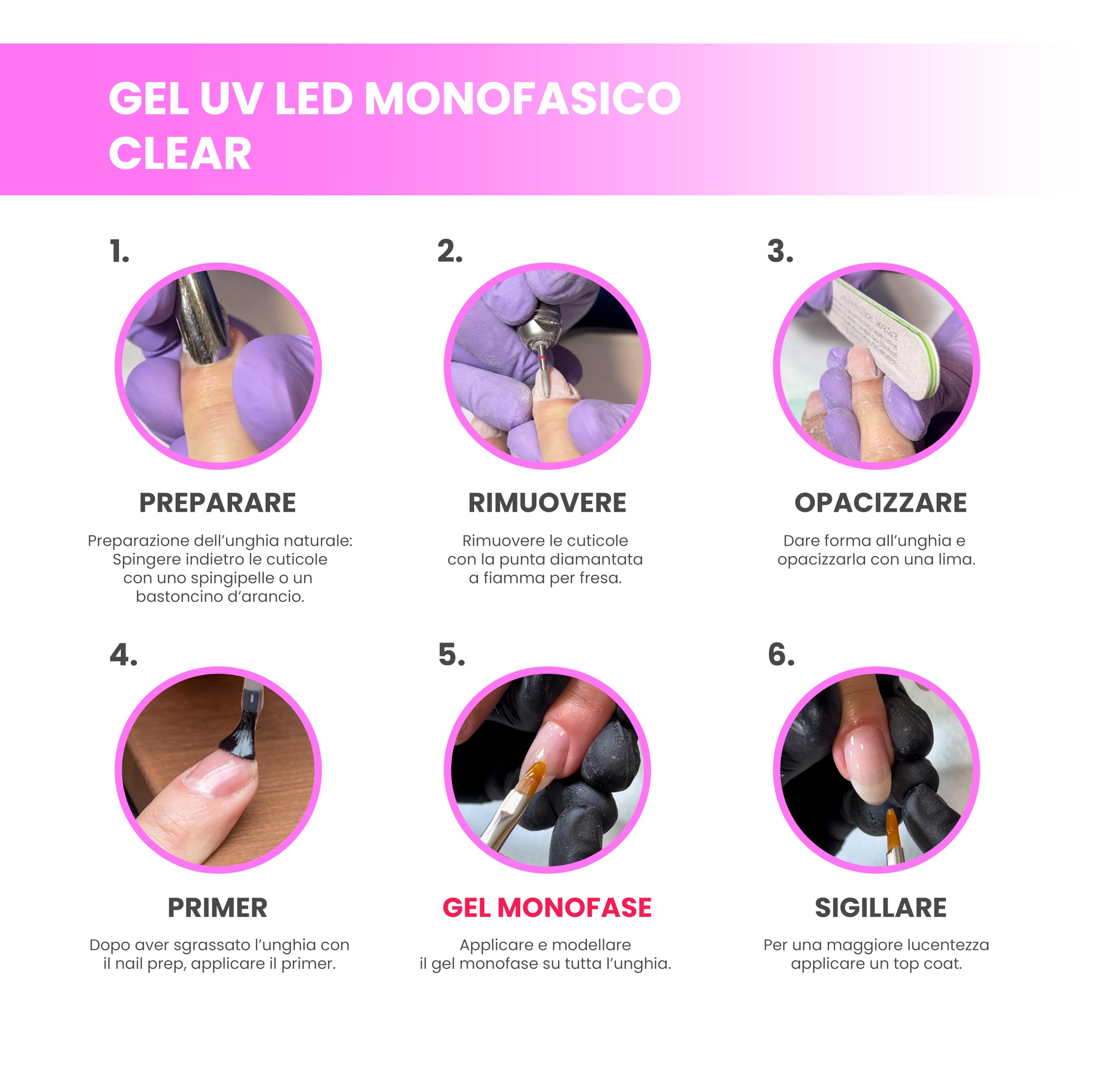 Nail Store - Gel UV transparente de 1 fase para modelado de uñas - larga duración - autoalisado - densidad media - no amarillea - fácil procesabilidad - adecuado para rellenar (100 g)