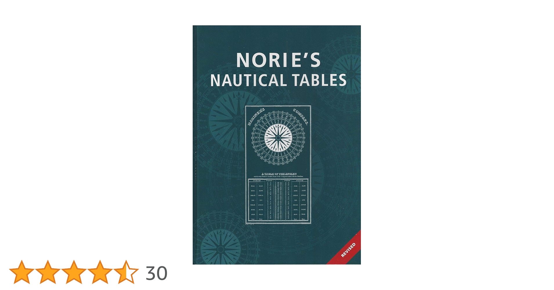 ノリー航海表「Norie's Nautical Tables」A. Glance ノリー航海表「Norie's Nautical Tables」A. Glance
