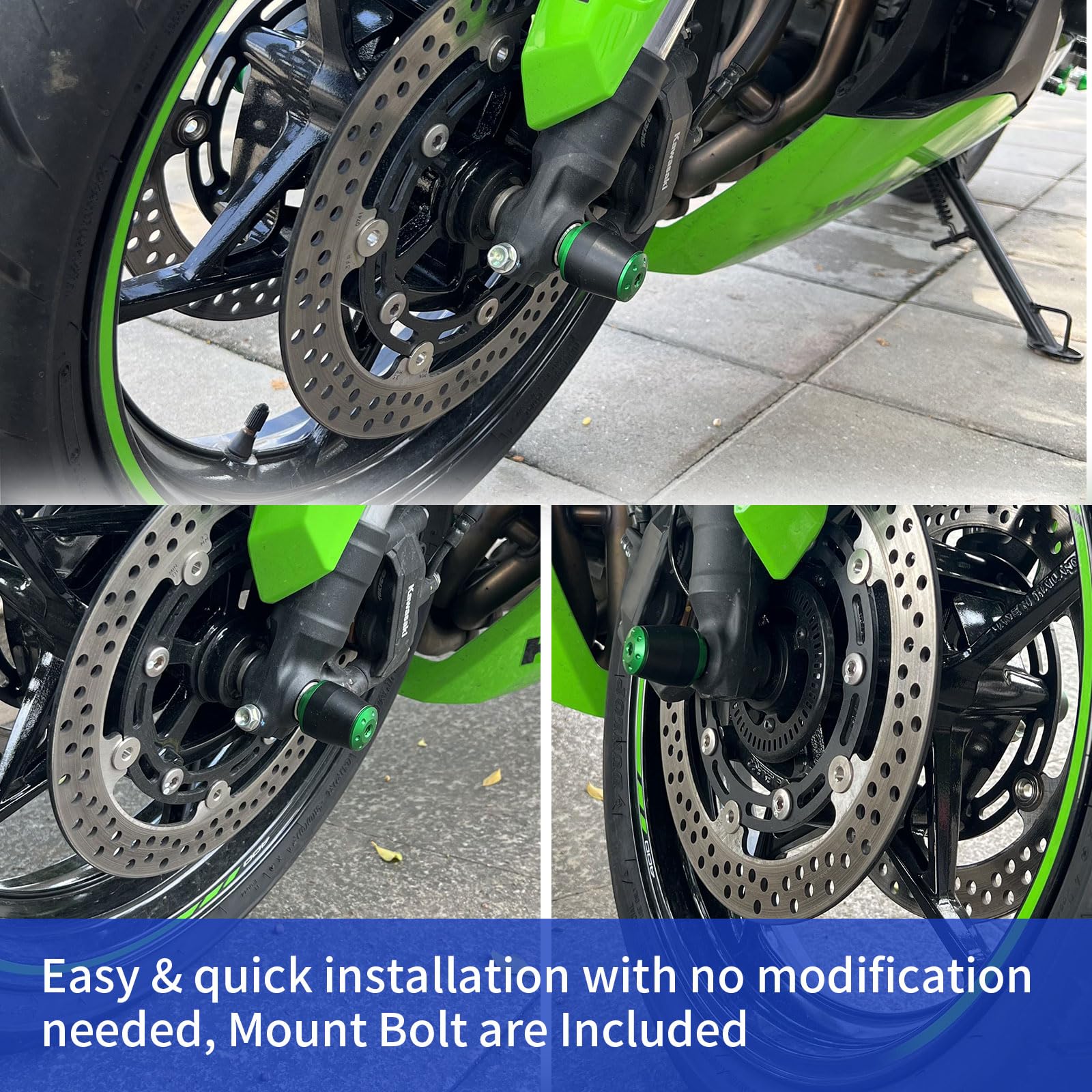Amazon | WOOGA モーターサイクルフロントホイールフォークスライダー