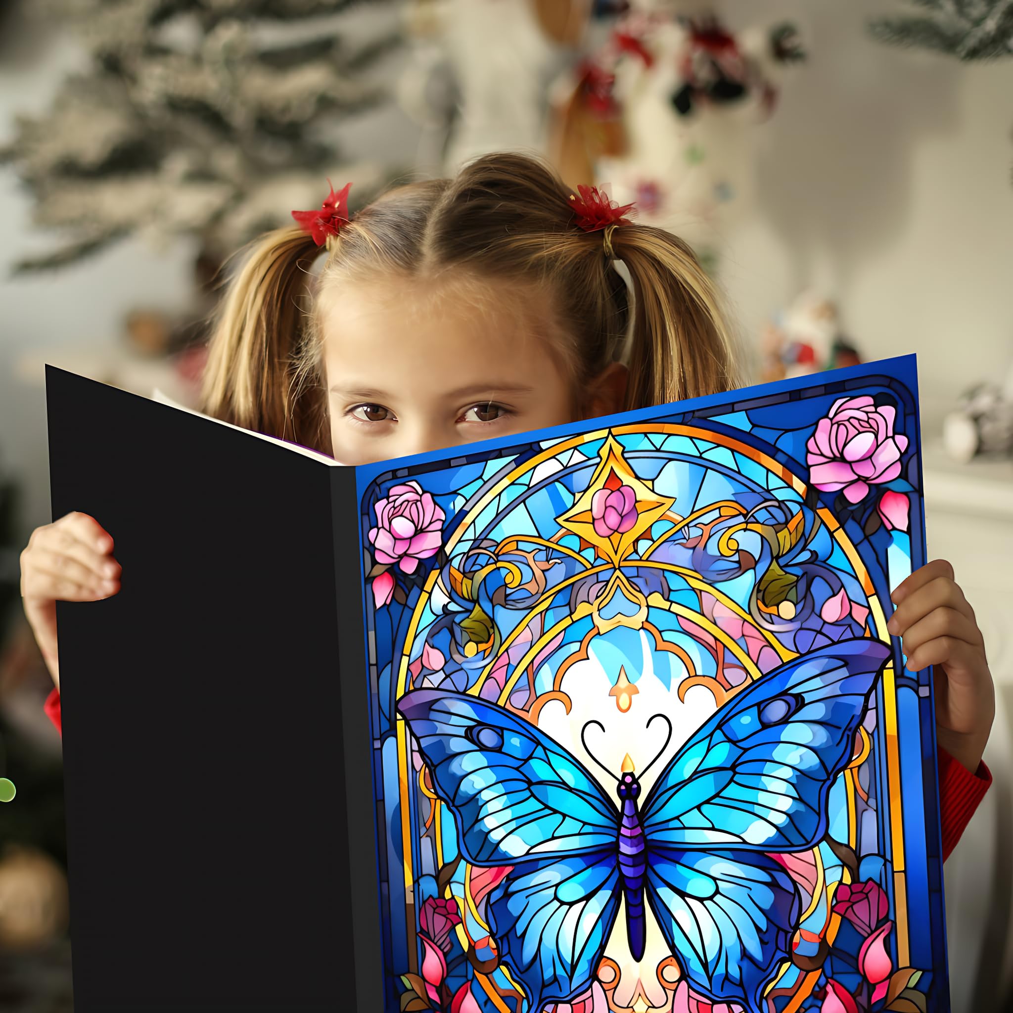 Diamond Painting Bilder Album A2, Raccoglitore per Dipinti a Diamante 5D, Diamond Painting Sammelmappe A2, Diamond Painting Storage Book (Copertina Colori, 30 Tasche 60 Pagine)