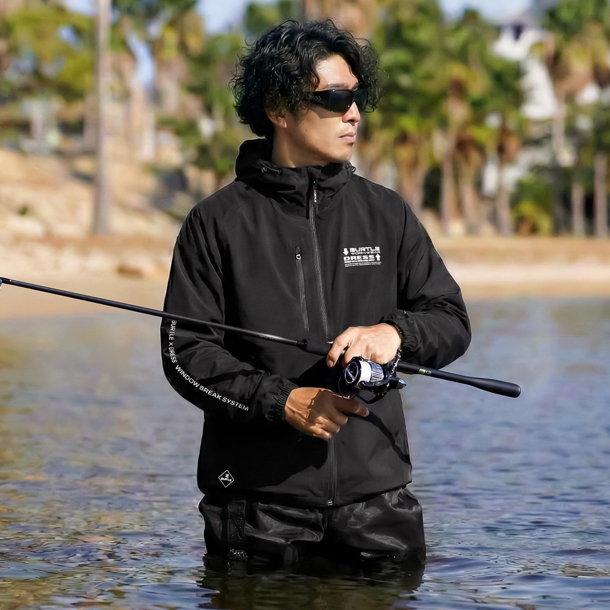 BURTLE×DRESS 480 フーディジャケット XL バートル 撥水 防風 メンズ レディース 作業着 アウトドア 釣り アウター - 4