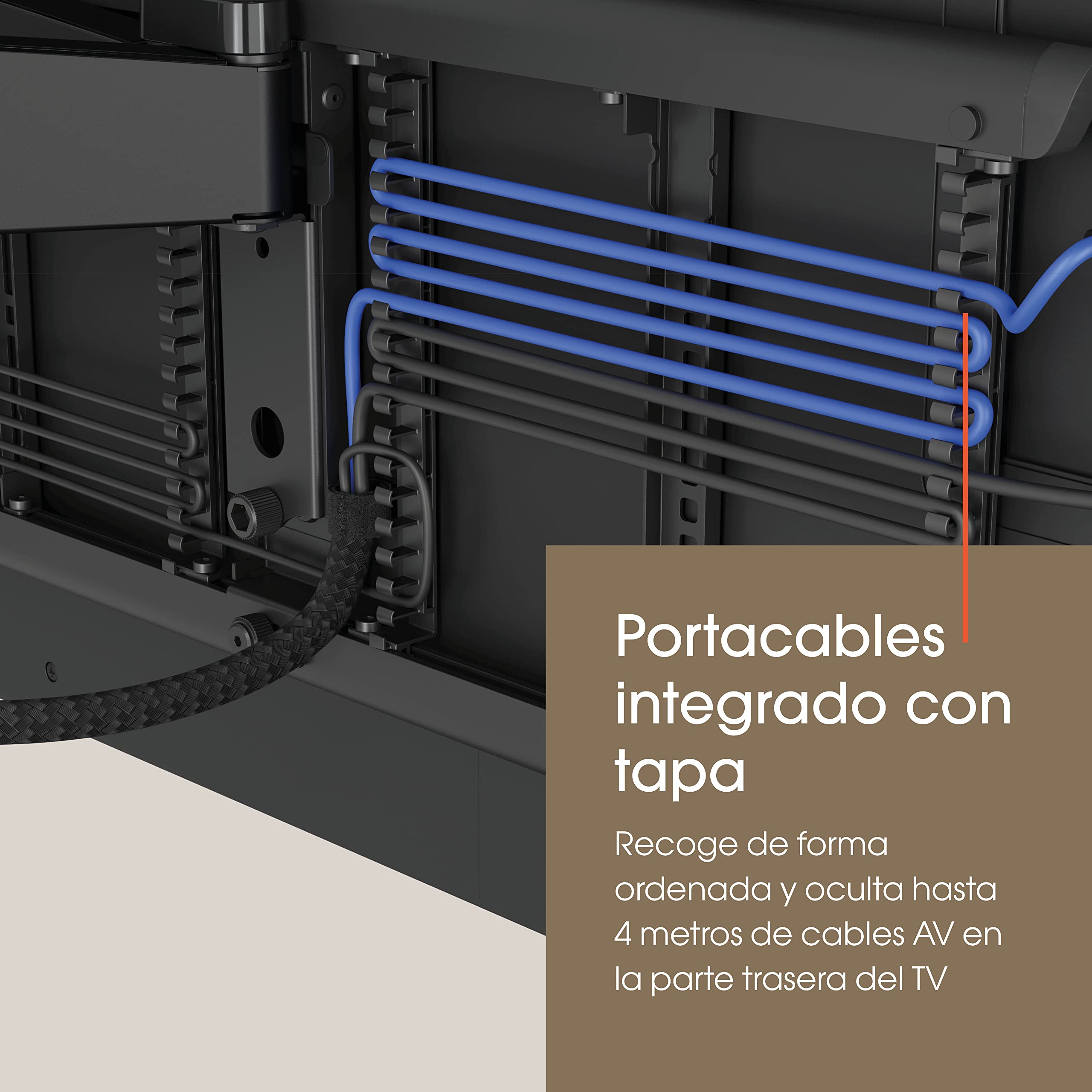 Vogel's TVM 7655 Signature - Soporte de Pared para TV de 40 a 77 Pulgadas, Soporte de TV de diseño Premium Giratorio hasta 120°, máximo 35 kg, VESA 200 x 100 hasta 600 x 400 | Nuestro soporte TV más elegante: DesignMount Premium, Giratorio hasta 120°, 35