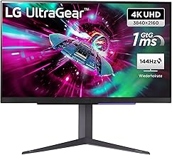 LG Ultragear 16:9 UHD Gaming Monitor 27GR93U-B - 27 Zoll, IPS-Display, HDR10, AMD FreeSync, Grau/Schwarz