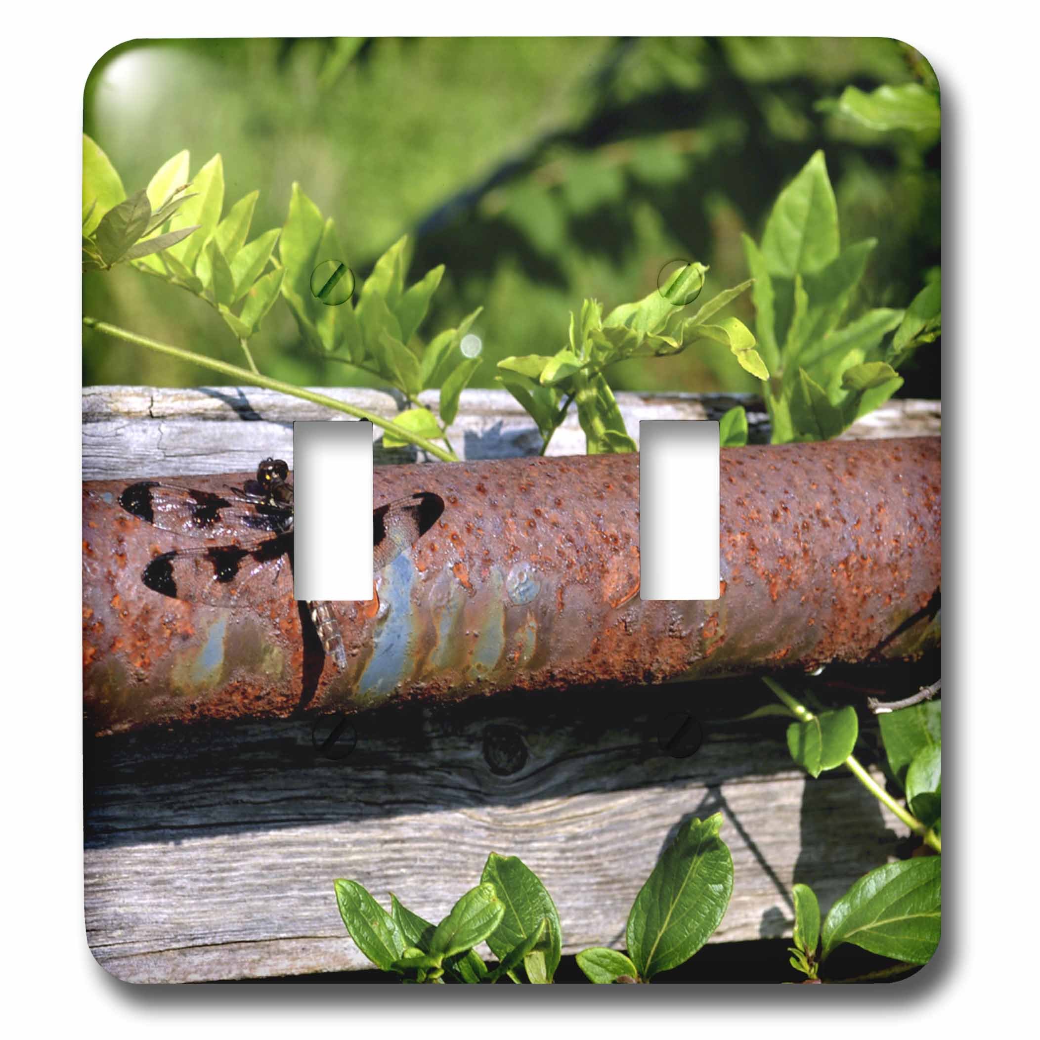 Interrupteur Dragonfly on Fence Post pour une ambiance nature bucolique