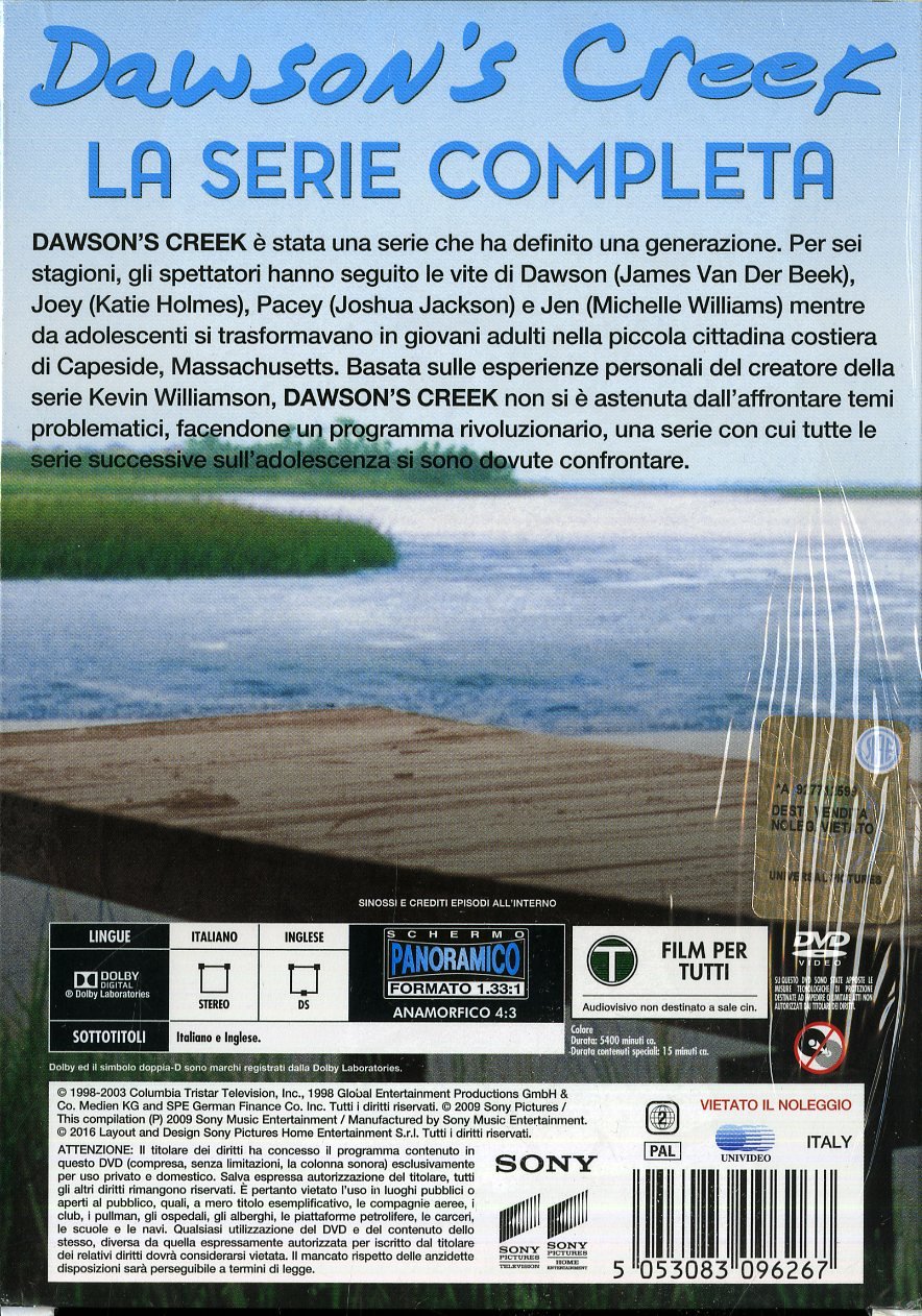 Dawson'S Creek - Collezione Completa Stagioni 1-6 (Box Set) (34 DVD)