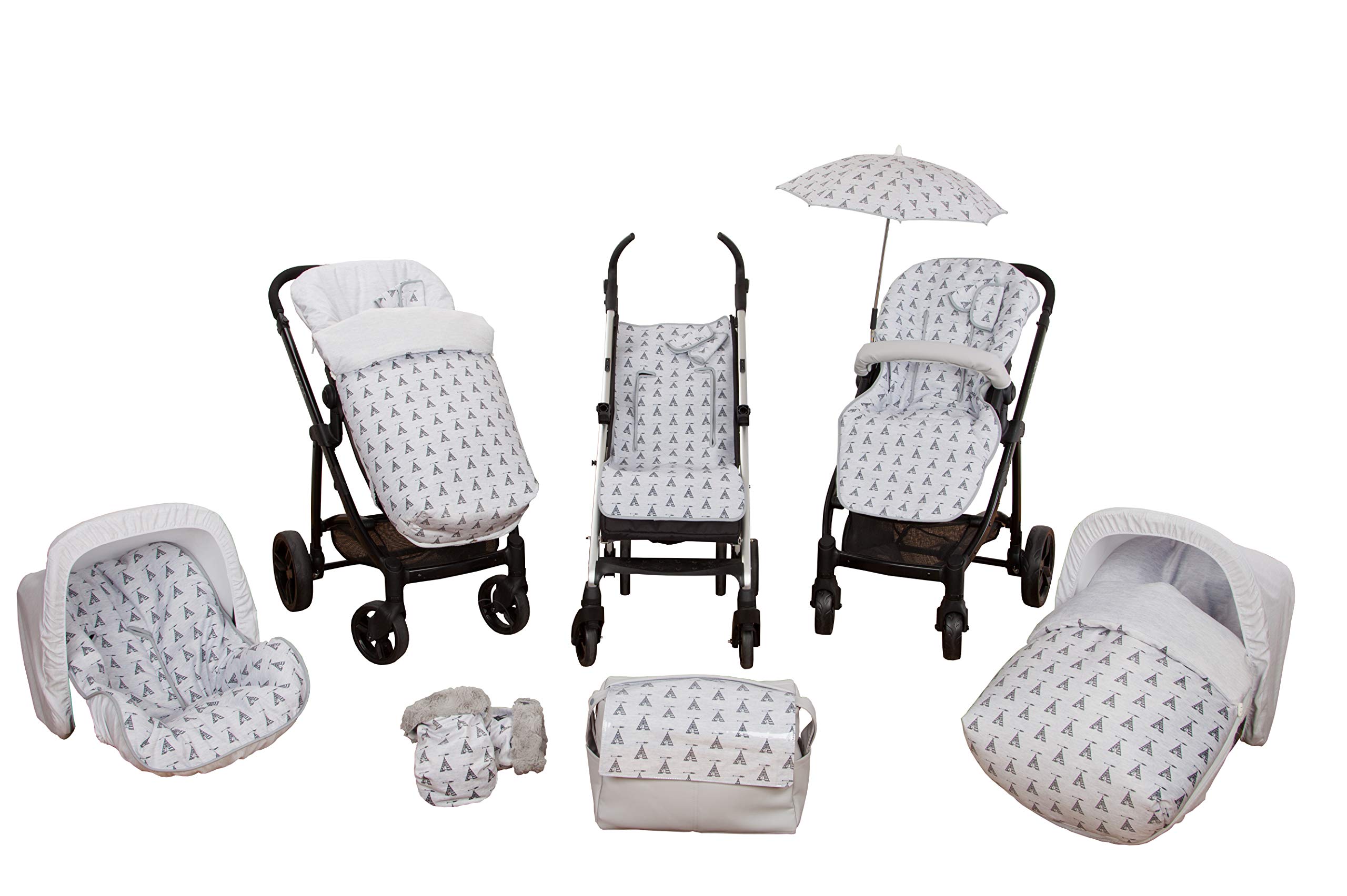 Babyline Tepee śpiwór, grupa 0, unisex, szary