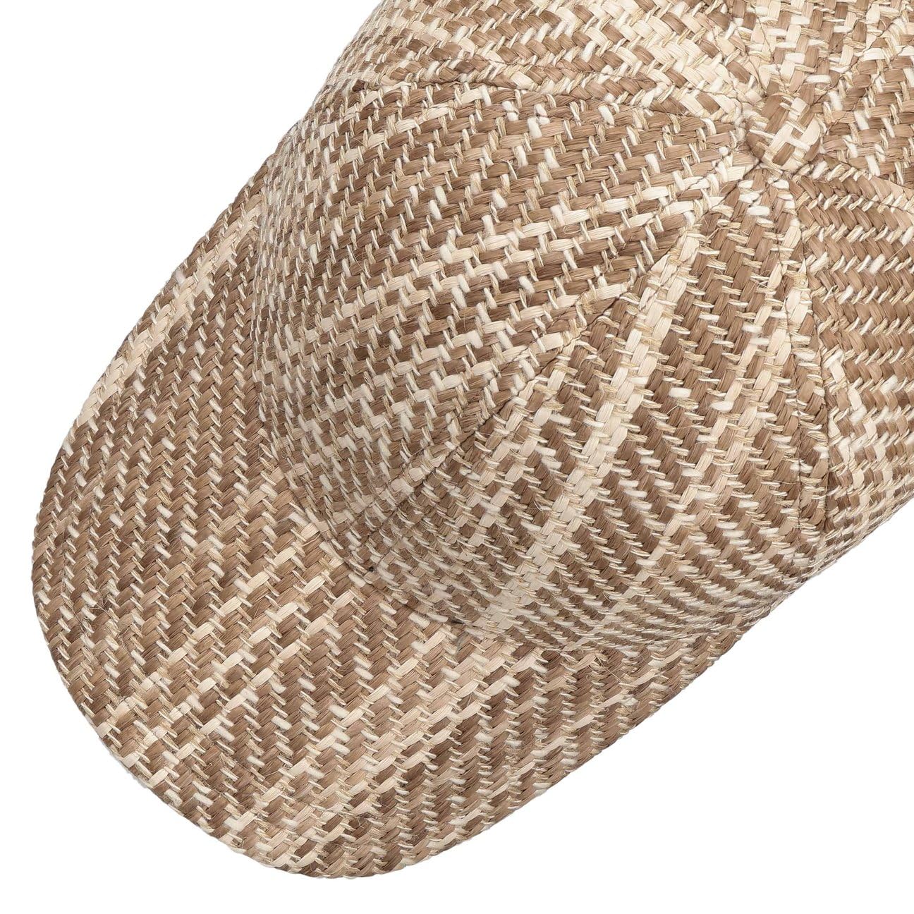 Borsalino Derano czapka bejsbolówka, czapka ze słomką, letnia czapka przeciwsłoneczna, dla kobiet i mężczyzn – Made in Italy z daszkiem, podszewką, zapięciem na rzepy