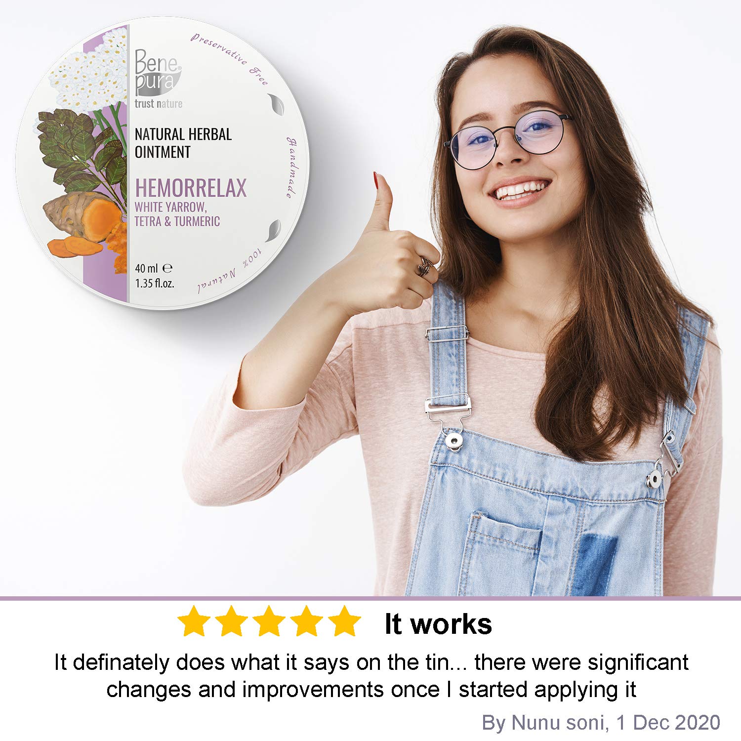 Intense Natural Hemorrhoid Treatment Cream, Hemorrhoid & Fissure