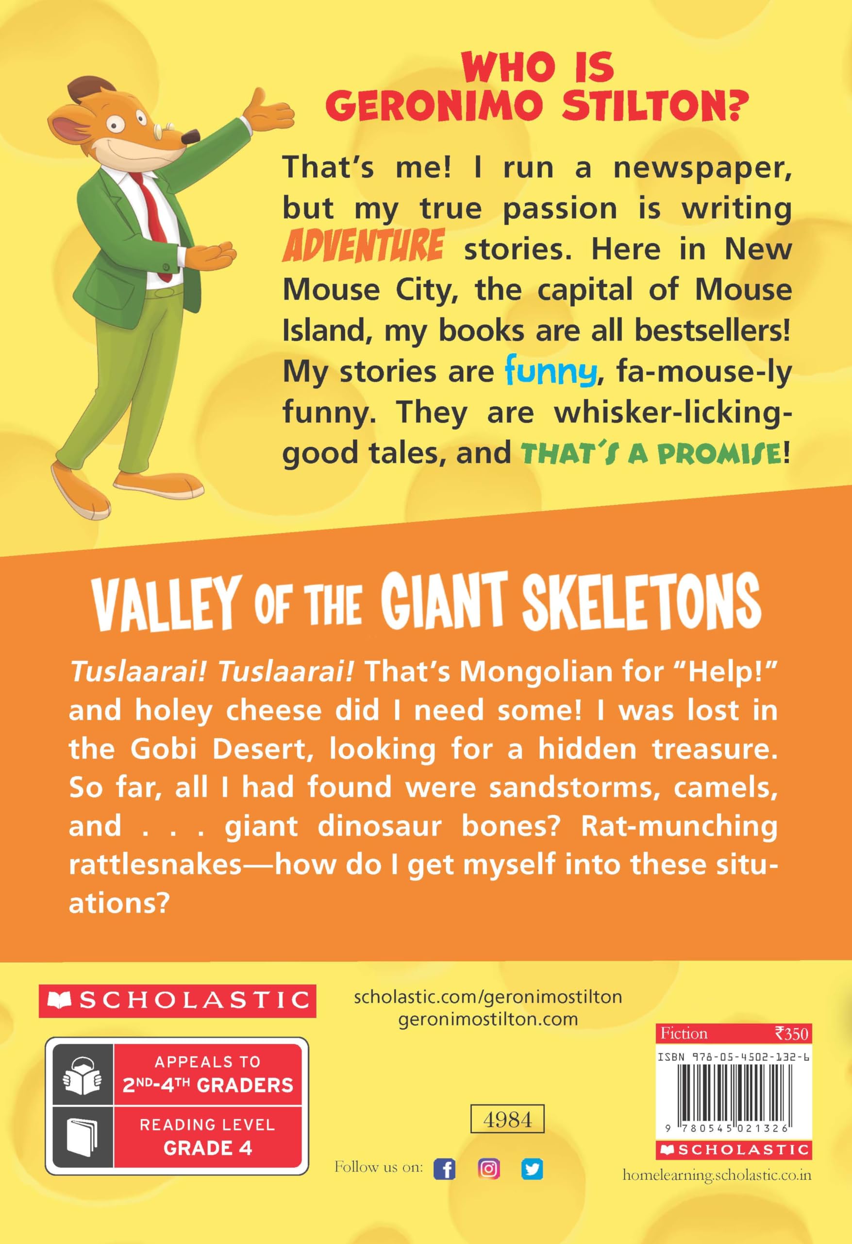 Valley of the Giant Skeletons (Geronimo Stilton, No. 32) - Image 2