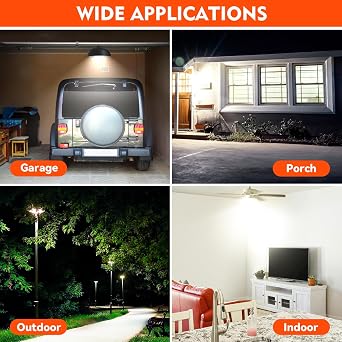 LED Light Bulbs 250W Equivalent Led Bulbs 3750LM 6500K Cool Daylight White 30W E26/E27 Base Ceiling Fan LED Corn Light Bulb for Garage Backyard Warehouse Basement Yard Indoor Outdoor(3 Pack)