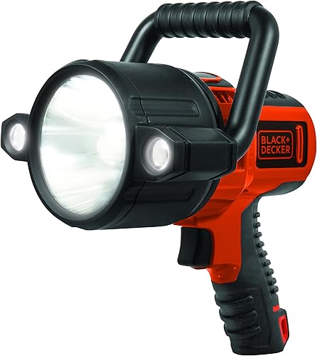Black+Decker - Foco reflector Led de lumen recargable a prueba de agua