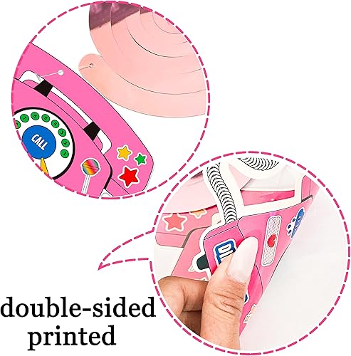 Miniatura 4 de 19 piezas de remolinos colgantes de fiesta de los años 90, decoraciones de fiesta de cumpleaños retro de los años 90, serpentinas de techo para