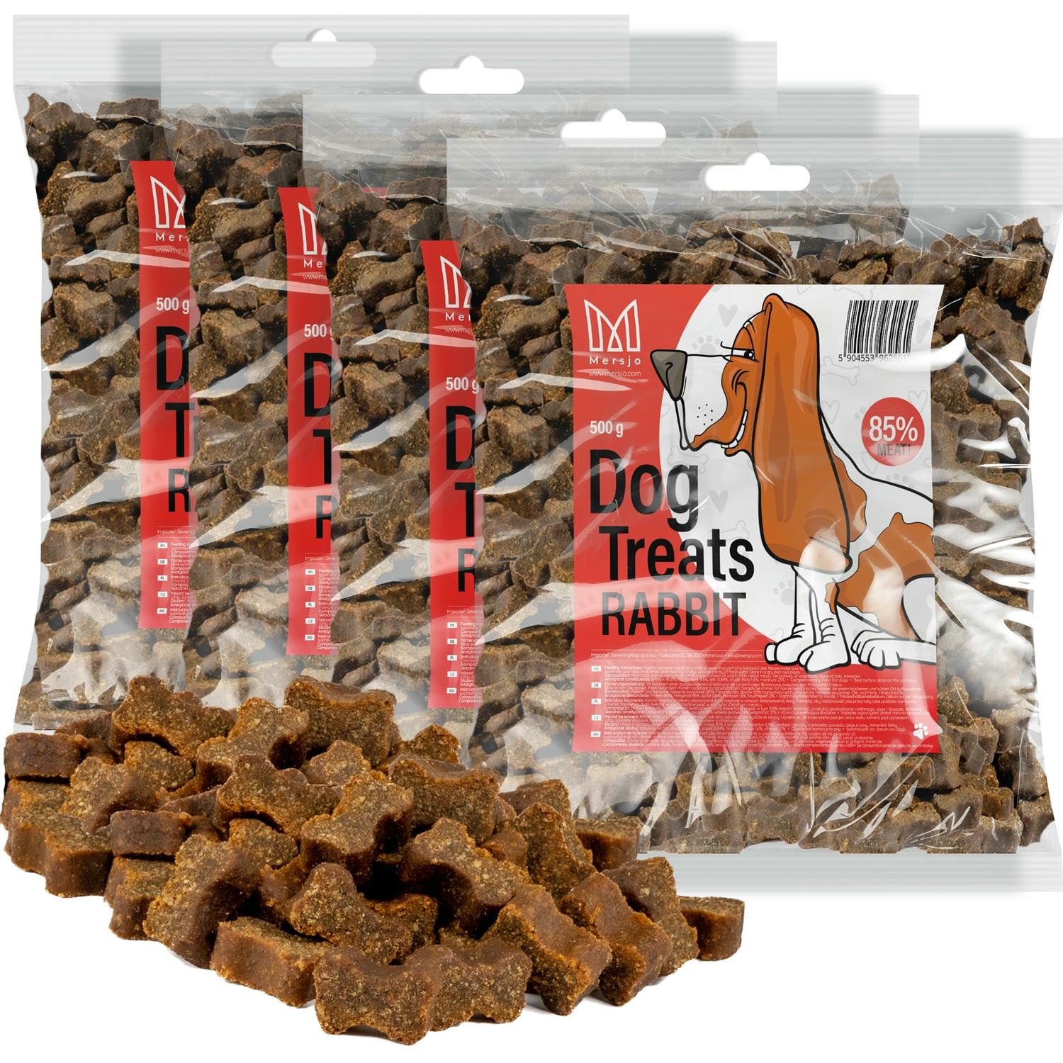 Hundesnacks Trainingssnacks - 2000g hundefutter trocken, Hunde leckerlis, leckereien für Hunde - schonend getrocknete Fleischtrainer, Geeignet für alle Rassen und Größen, Mix