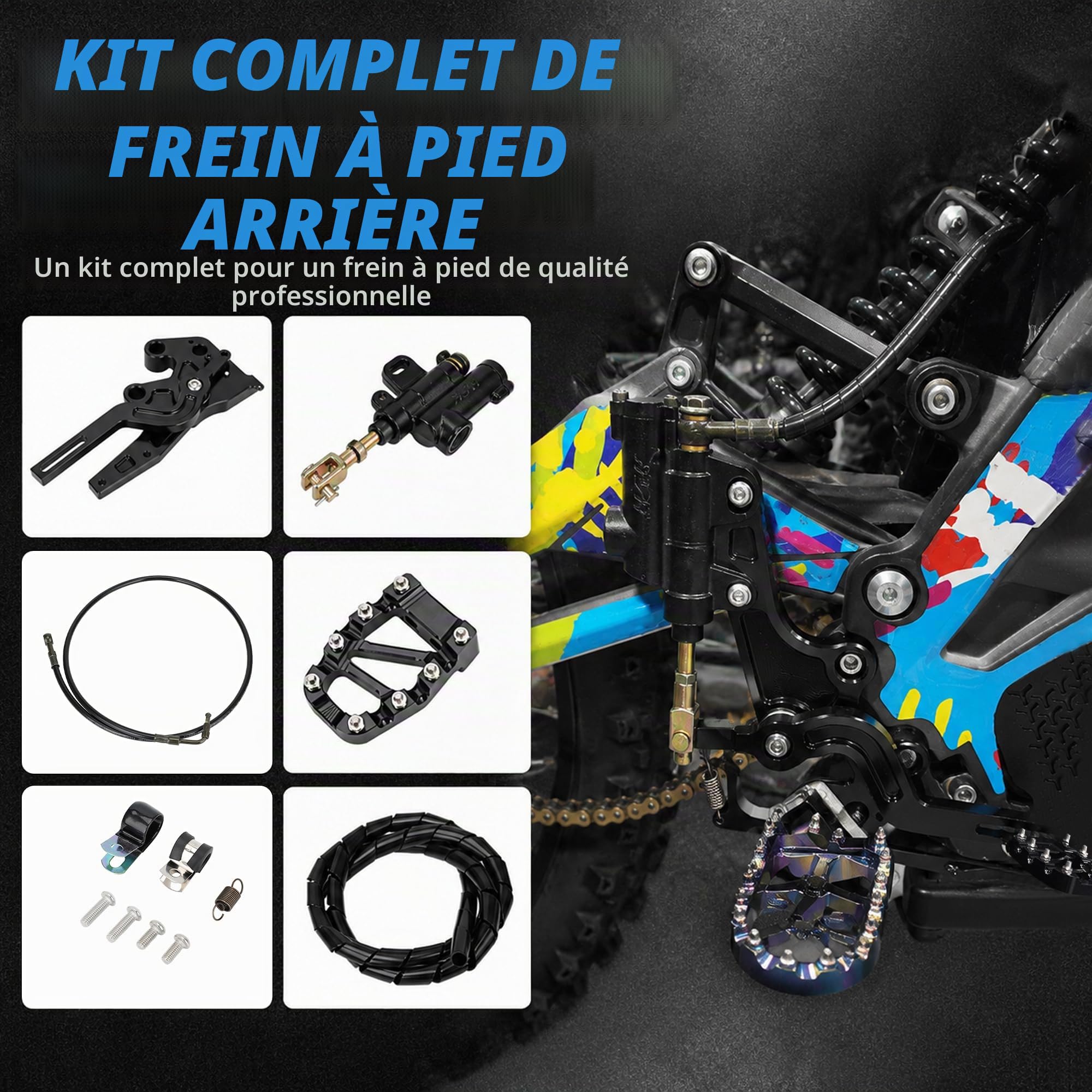 Kit de Frein à Pied arrière Surron Frein arrière Moto pour sur Ron X/S Light Bee X/S for Segway X160 X260