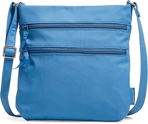 Vera Bradley Triple Zip Hipster Crossbody Purse, Cotton