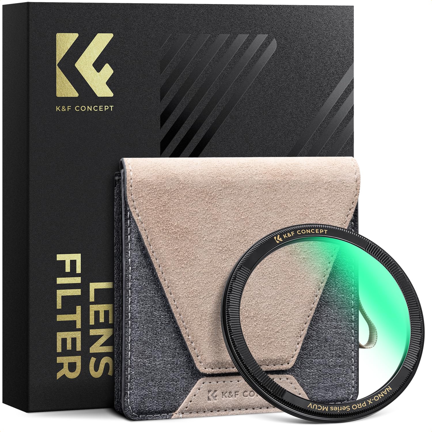 K&F CONCEPT UV Filter Kompatibel mit Leica Q3 43 und Q3 28,Q3,Q2, Ultra-niedrige Reflektivität ，Ultra-HD-Bildqualität bei 1200mm-Super-Teleobjektive,ohne Geisterbilder
