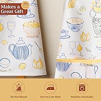 Vista 635 de Maison d' Hermine Delantal 100% de algodón para mujeres con bolsillo de cocina delantal de chef para hombres, decoración de Pascua