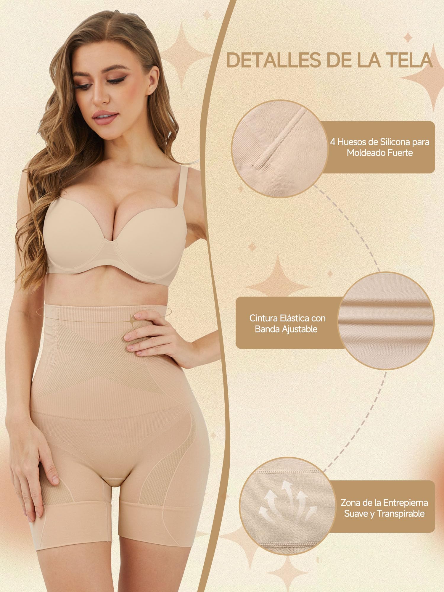 DIGZ Fajas Reductoras Mujer Adelgazante Bragas Postparto Invisibles,Body Reductor Mujer recuperación Abdominal - 4