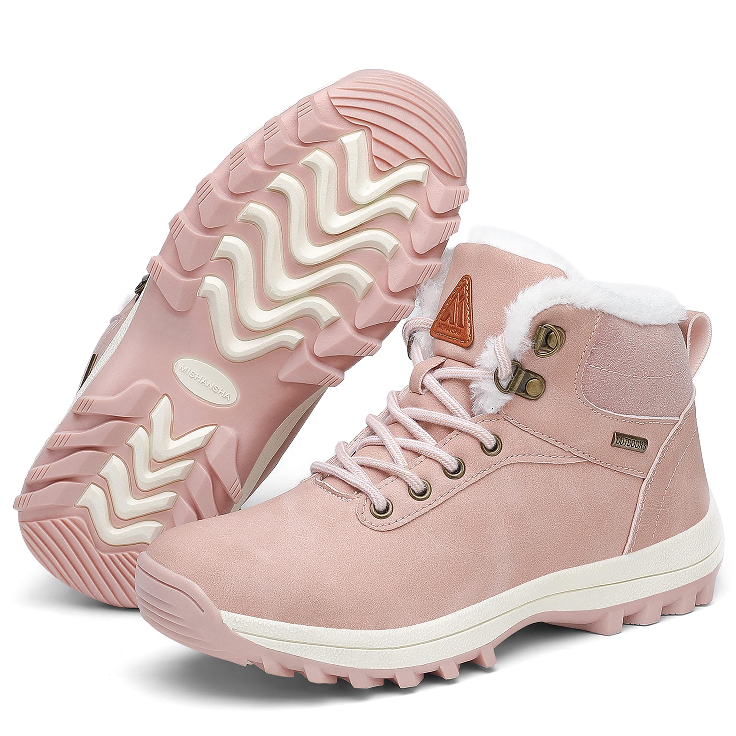 Pastaza Stivali da Neve Uomo Donna Trekking Scarpe Inverno Impermeabili Outdoor Pelliccia Sneakers